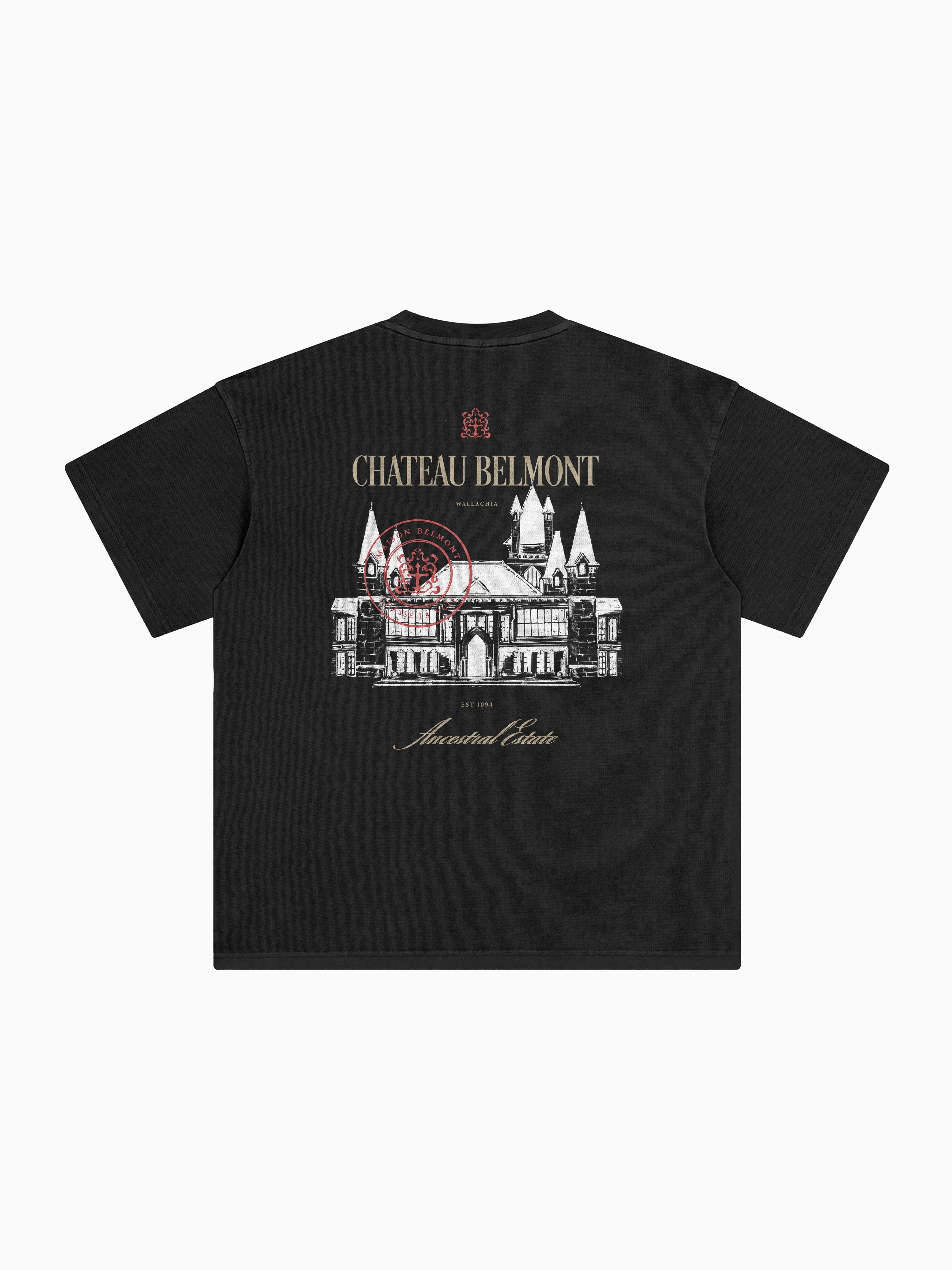Belmont Hold Box Tee -  Black