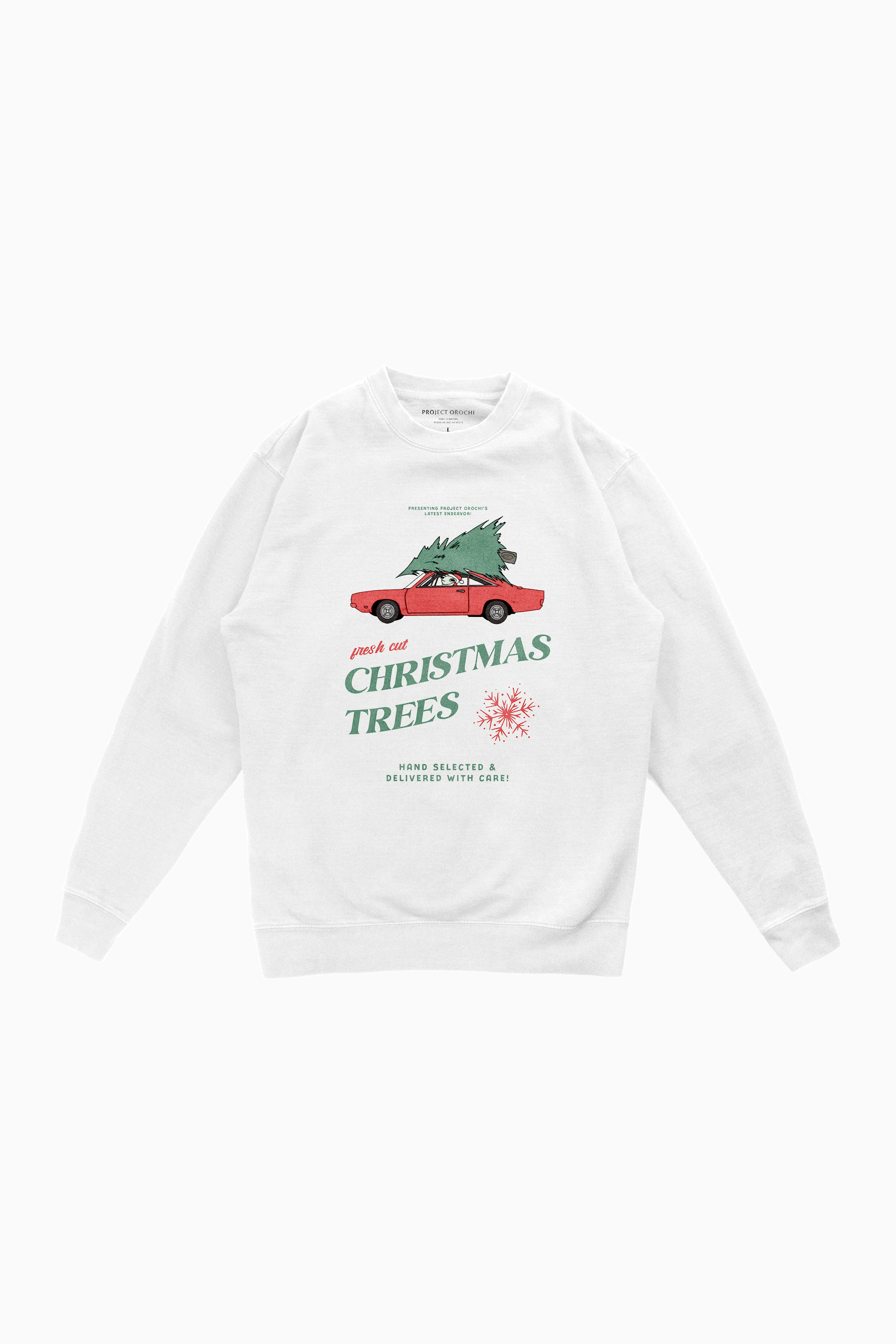 Christmas 24 Crewneck - White