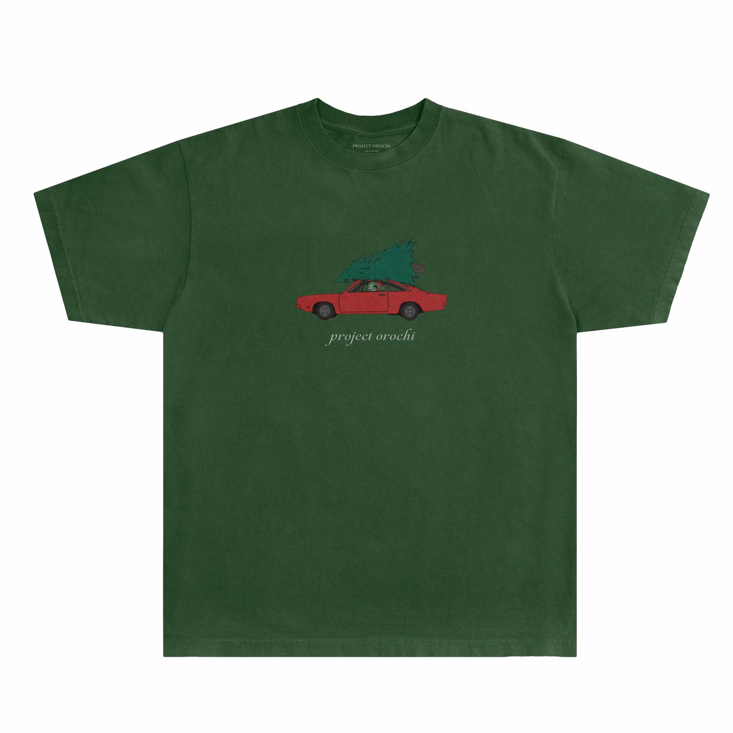 Christmas Tree Tee - Forest Green
