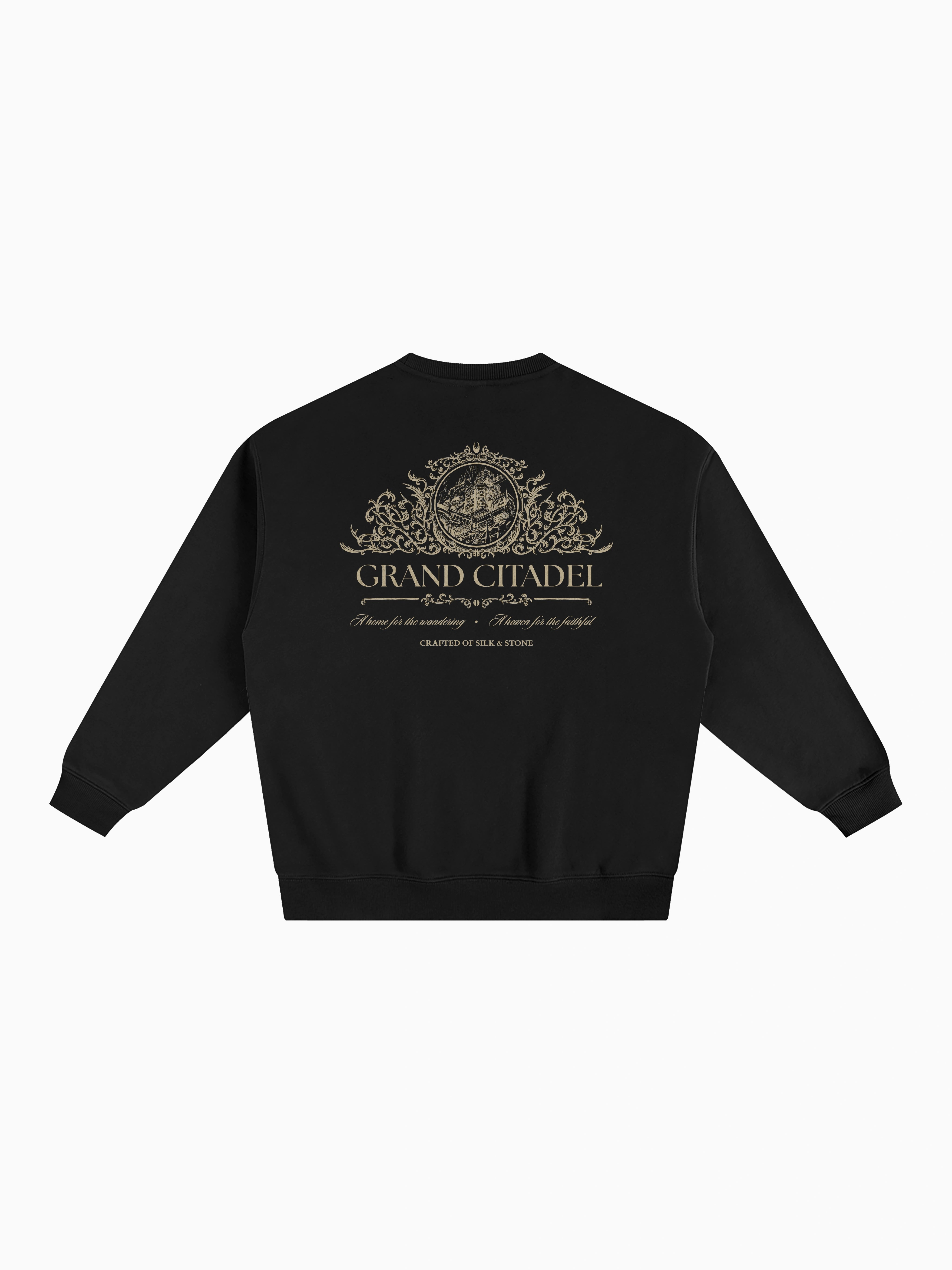 Citadel Box Crewneck - Black