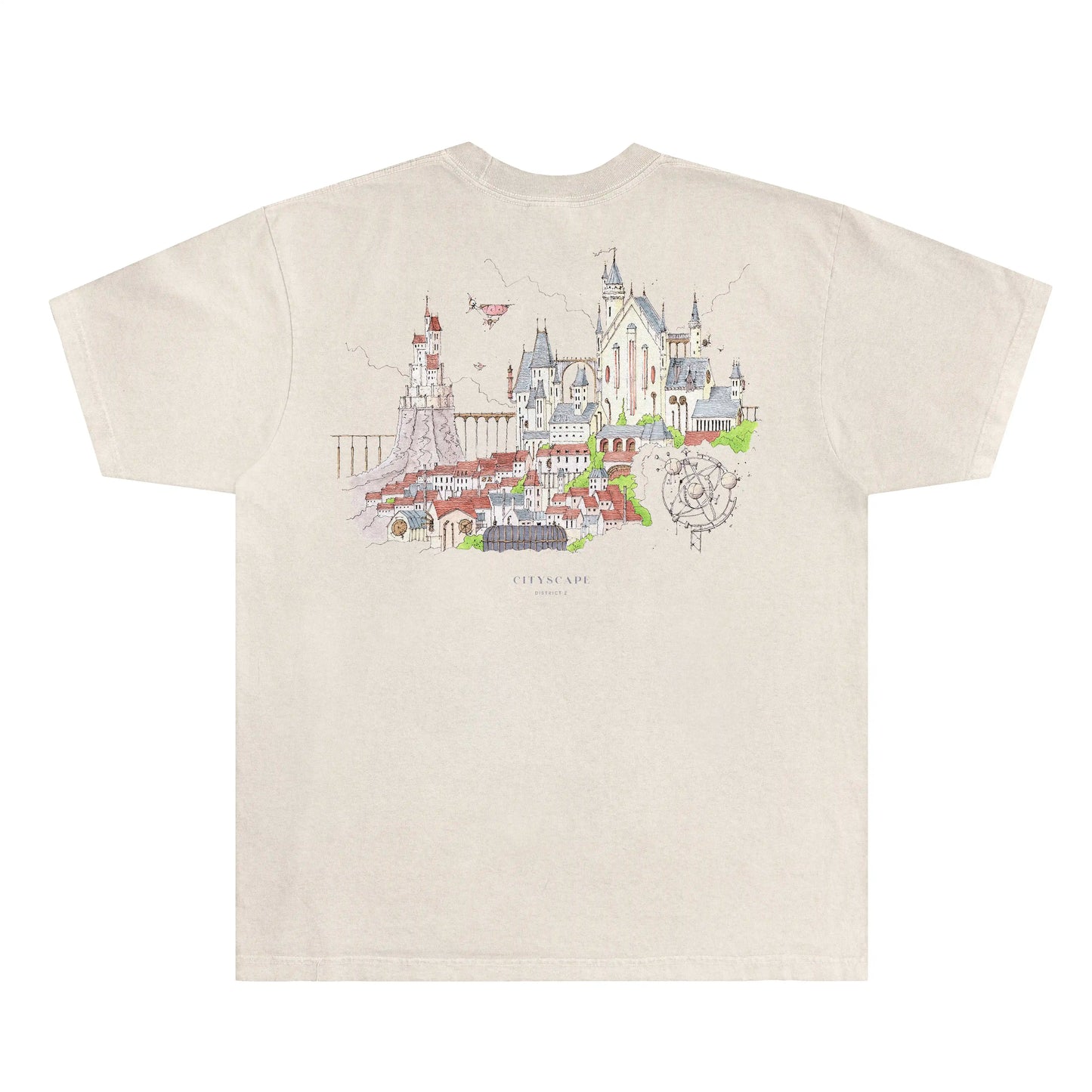 Cityscape Tee - Natural