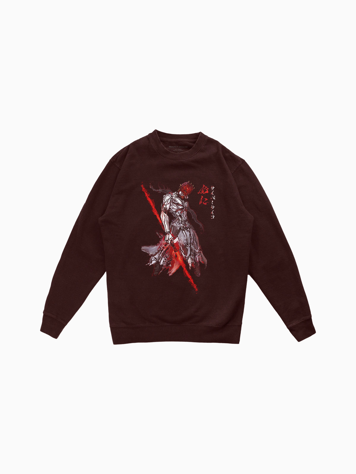 Cyber Maul Crewneck - Maroon (front mockup)