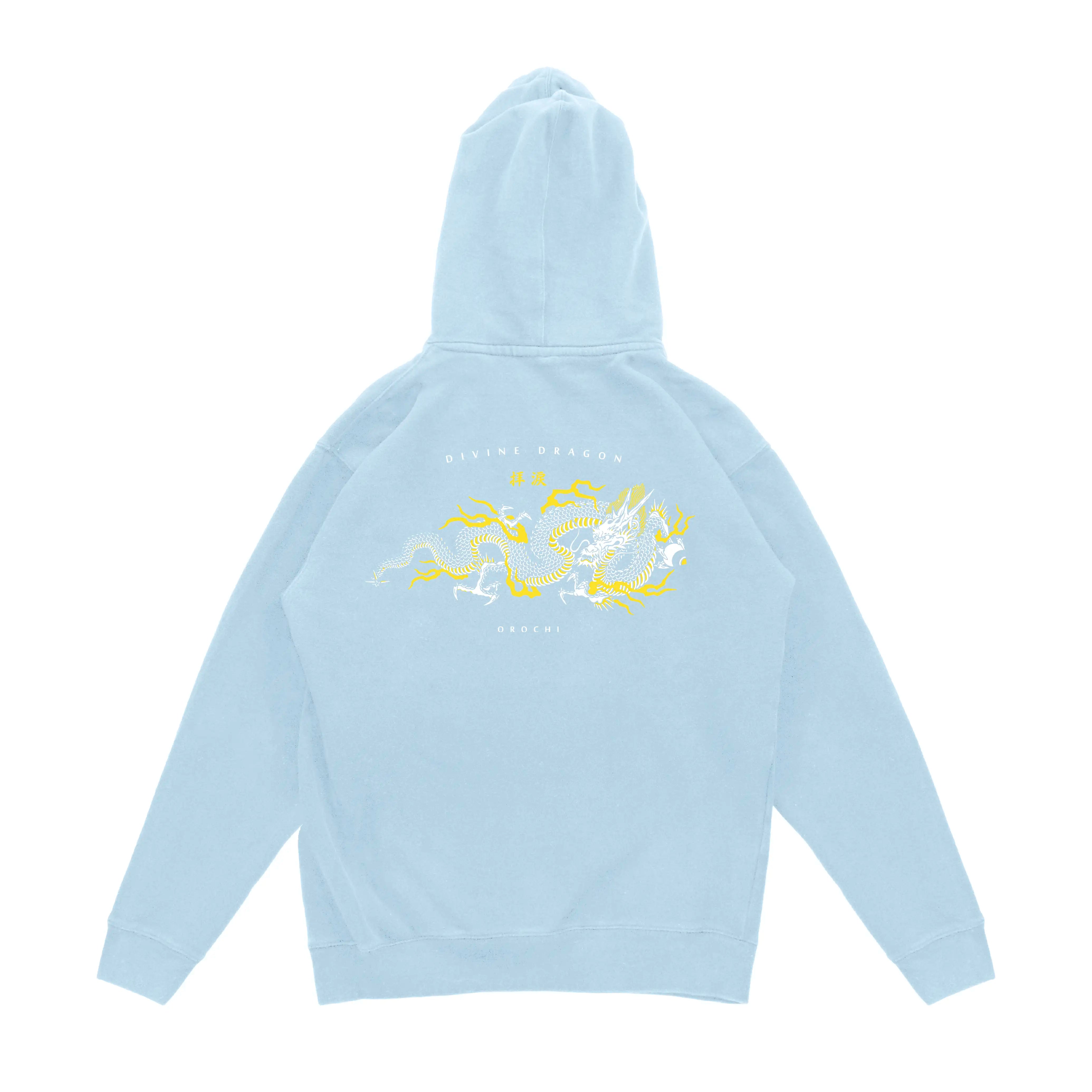 Divine Dragon Hoodie - Light Blue