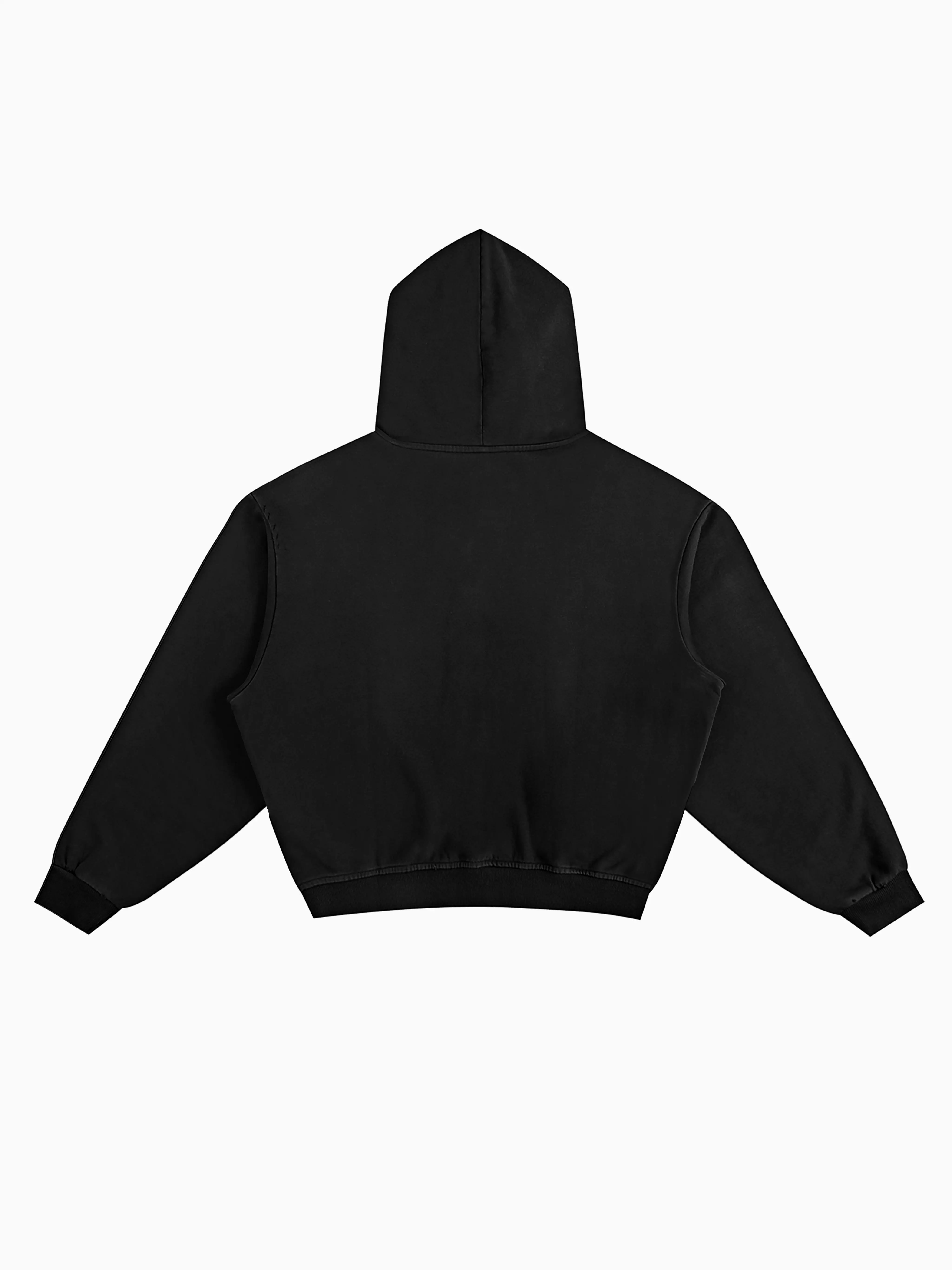 Moon Bound Box Hoodie - Black