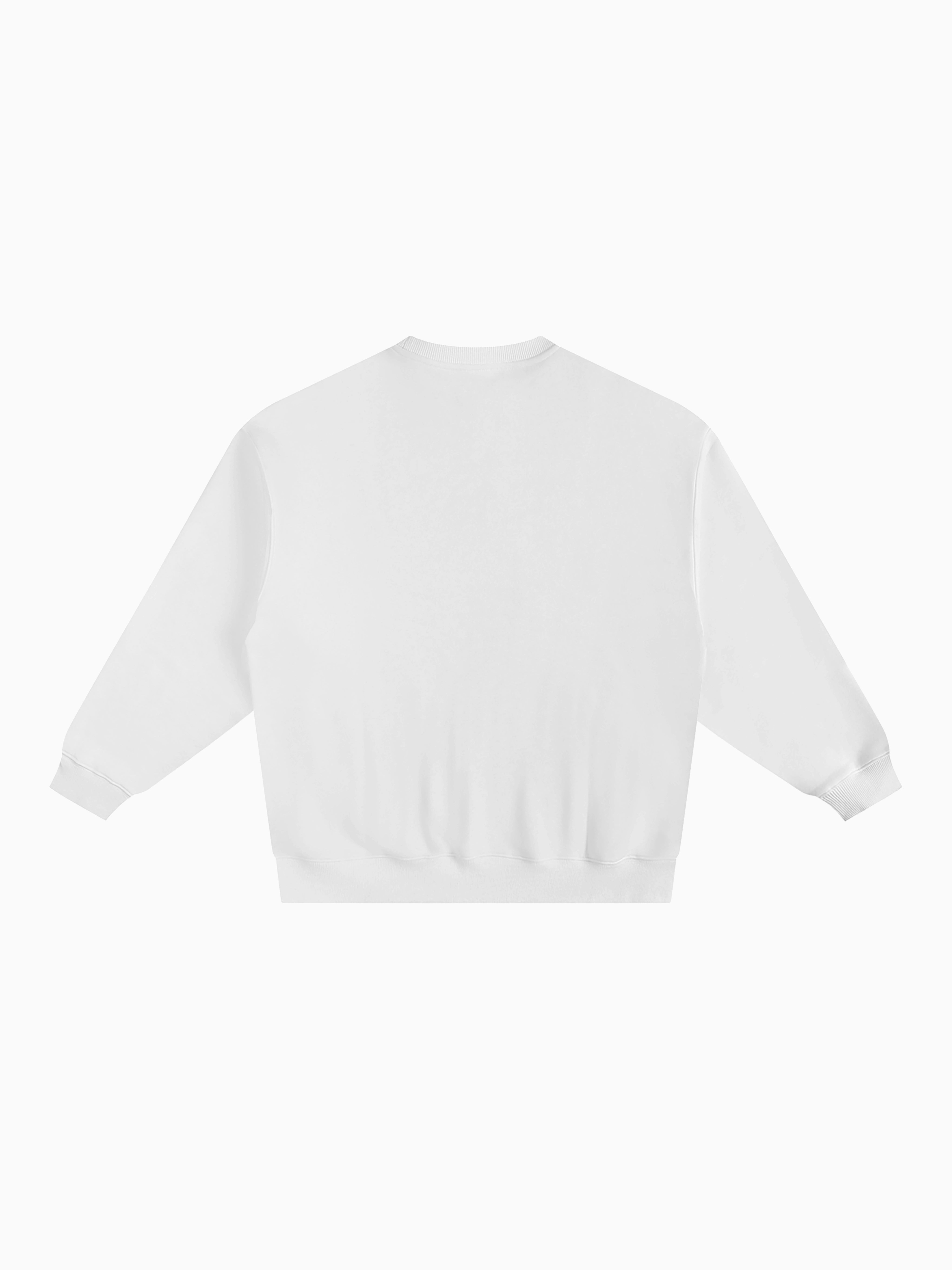 NCPD Box Crewneck - White