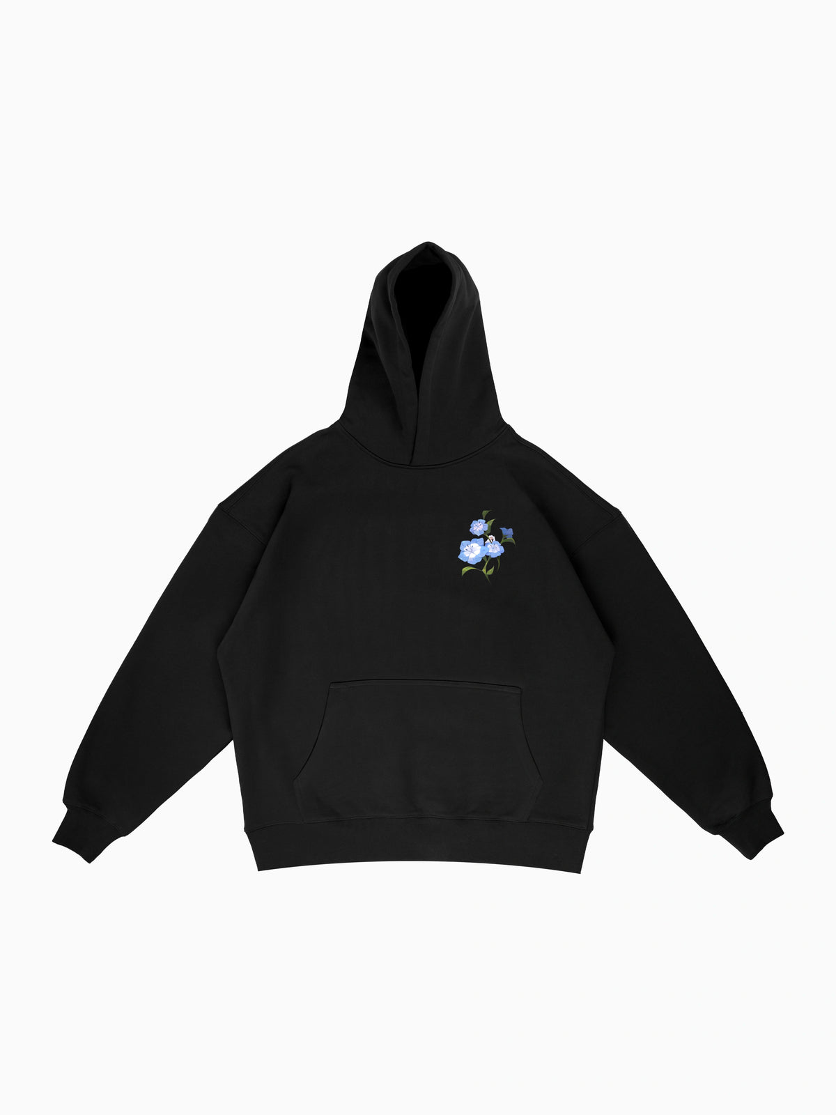 Flowerbed Hoodie - Black