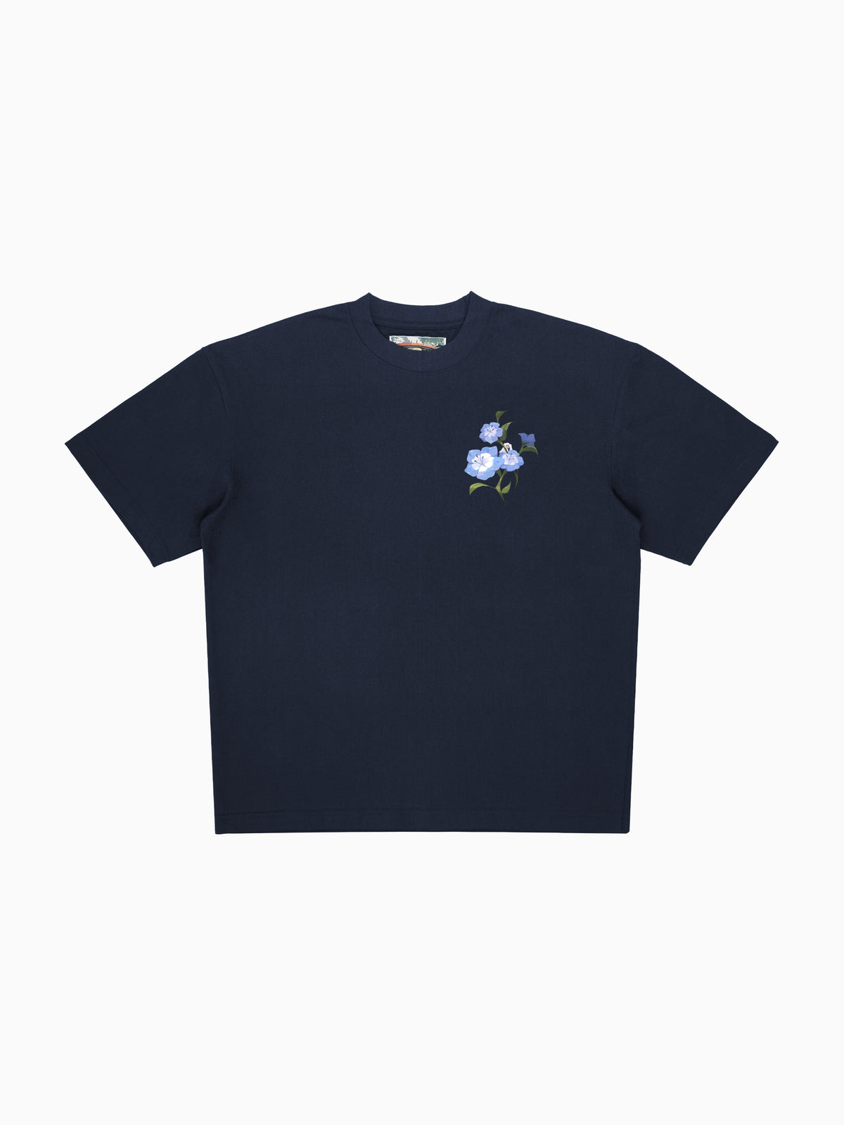 Flowerbed Tee - Navy