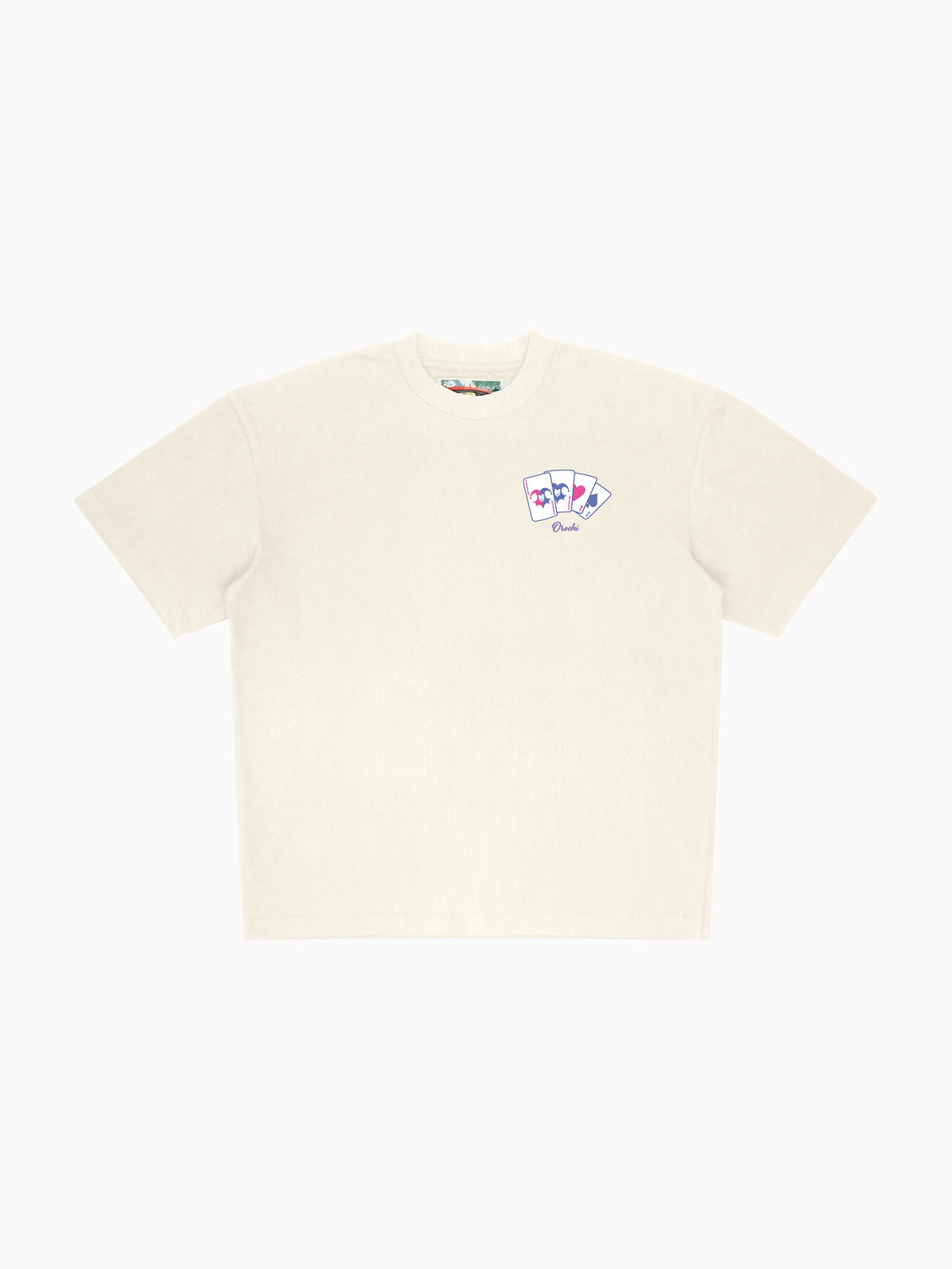 Hisoka Tee - Natural (front mockup)