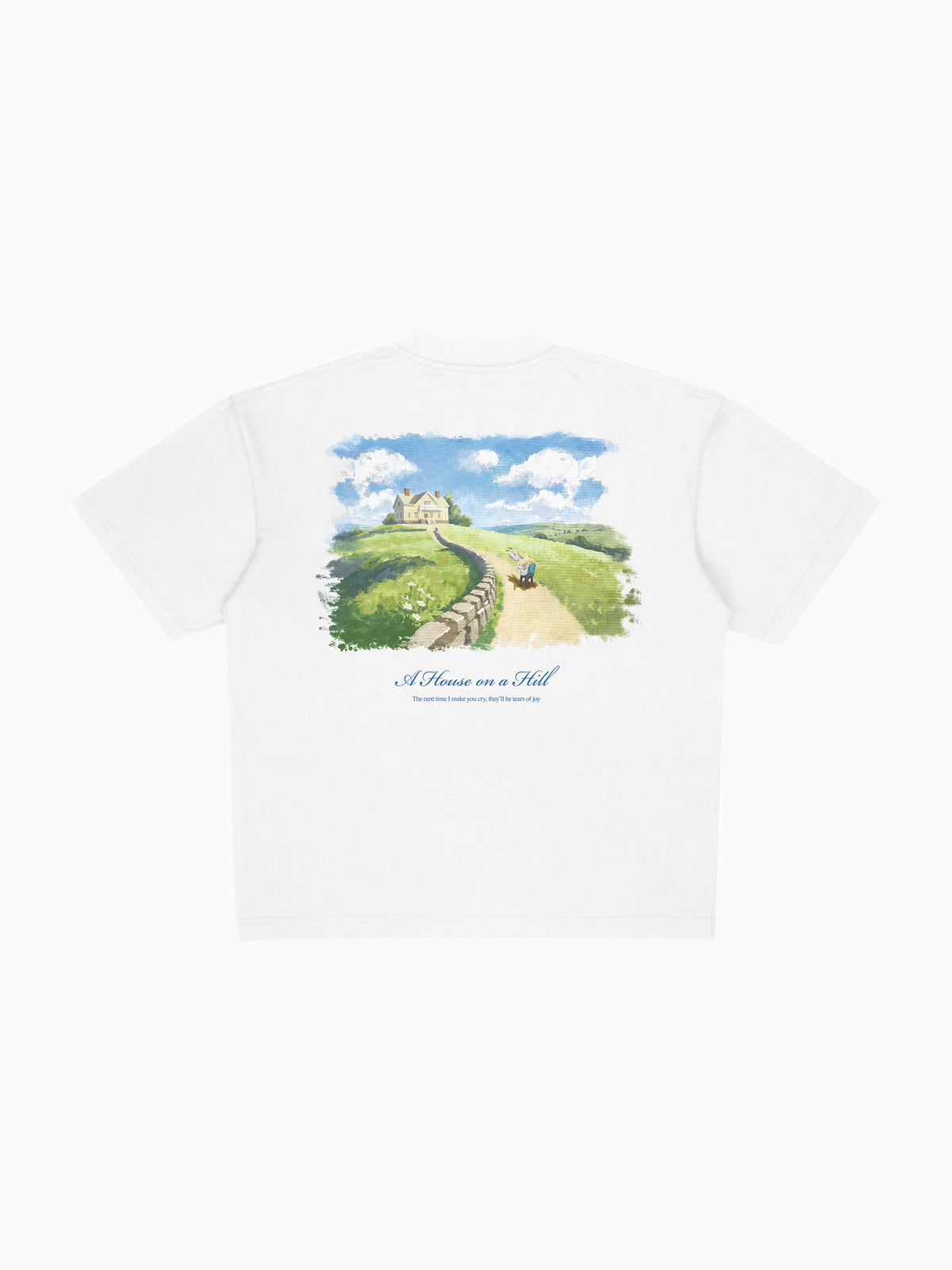 House on a Hill Tee - White (back mockup)