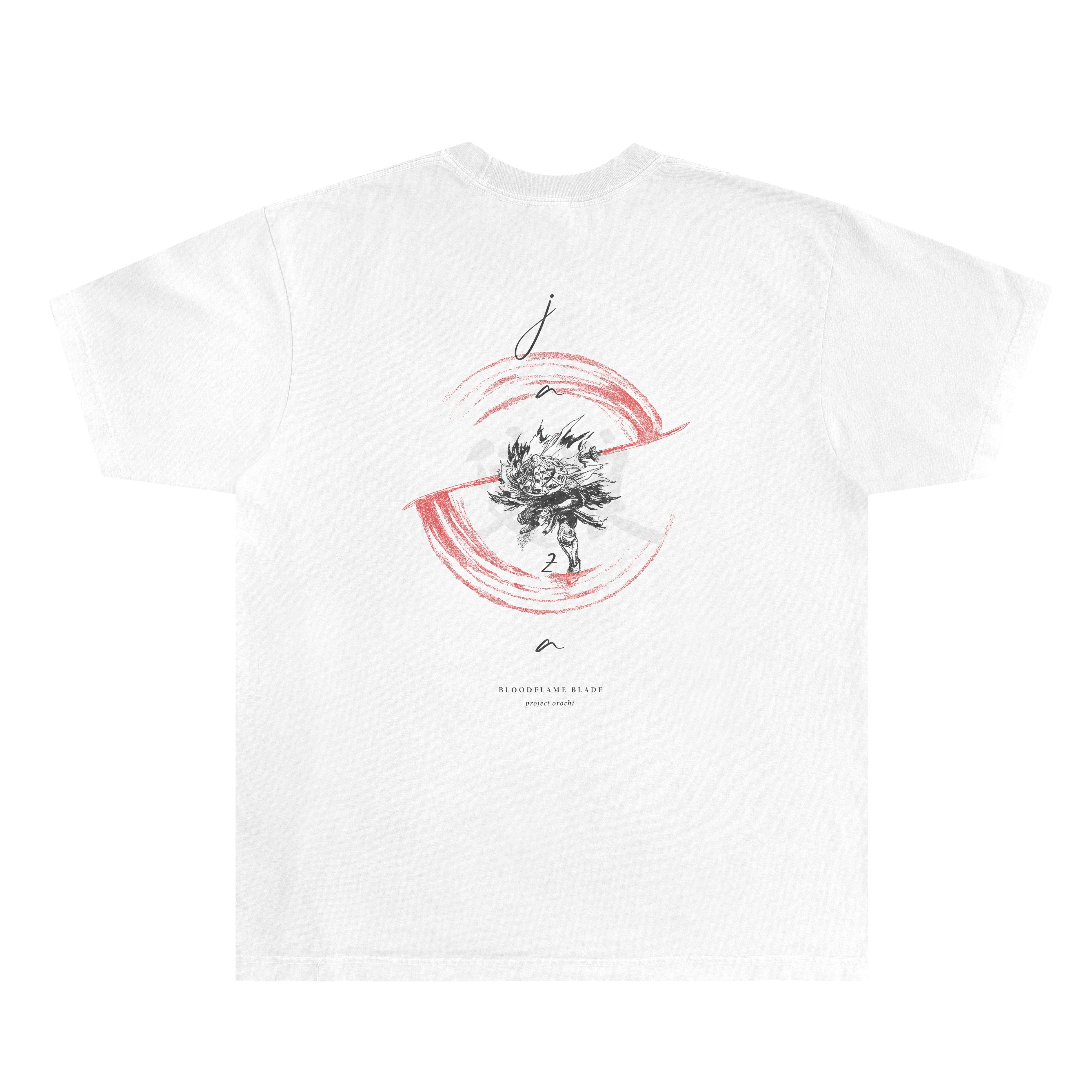 Bloodflame Tee - White