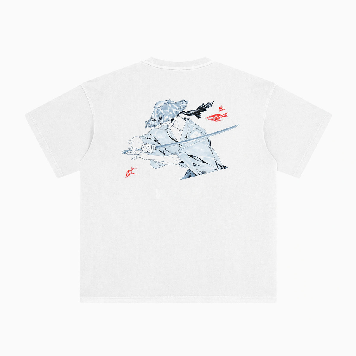 Flow of Water Box Tee - White