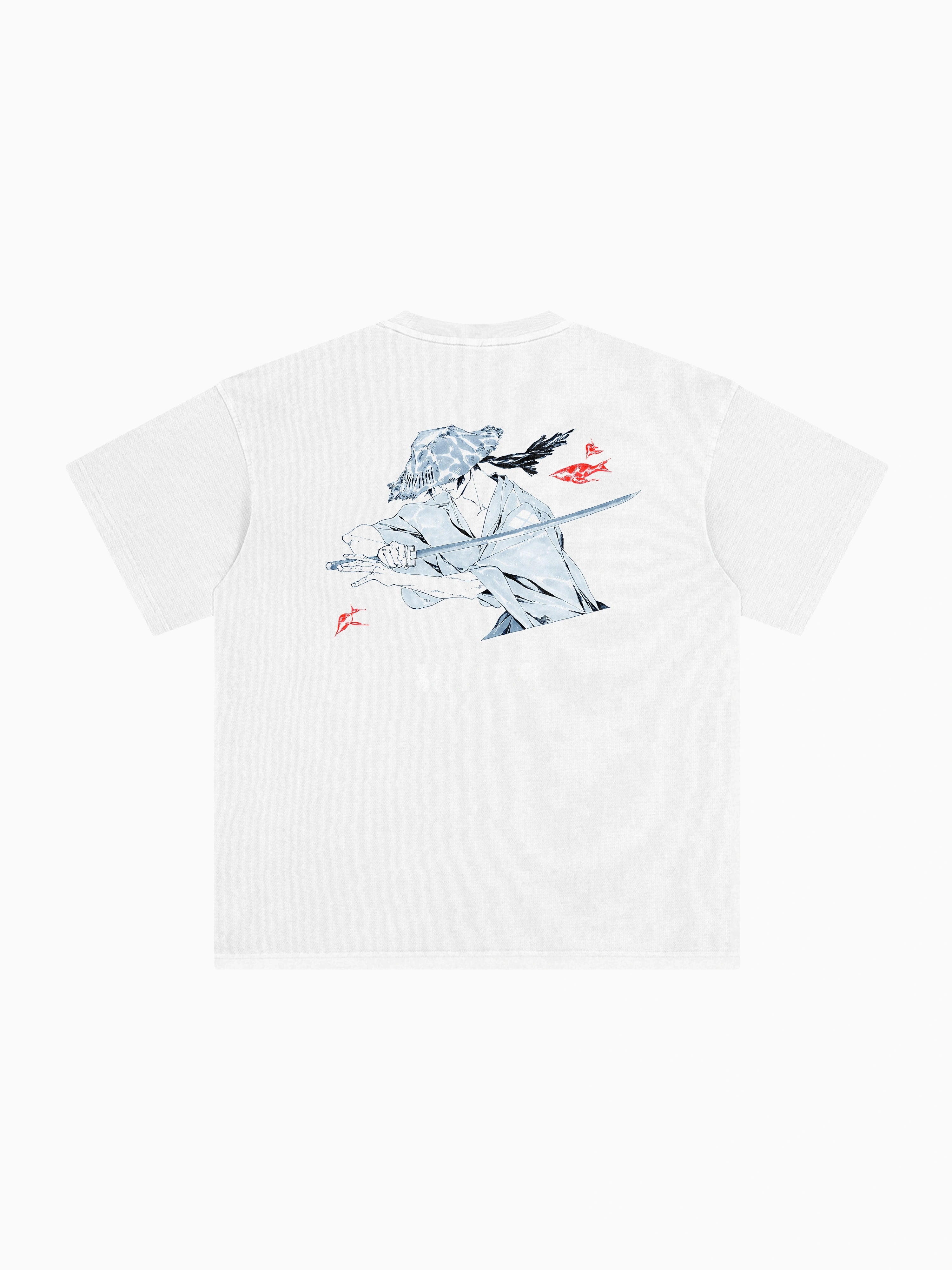 Flow of Water Box Tee - White