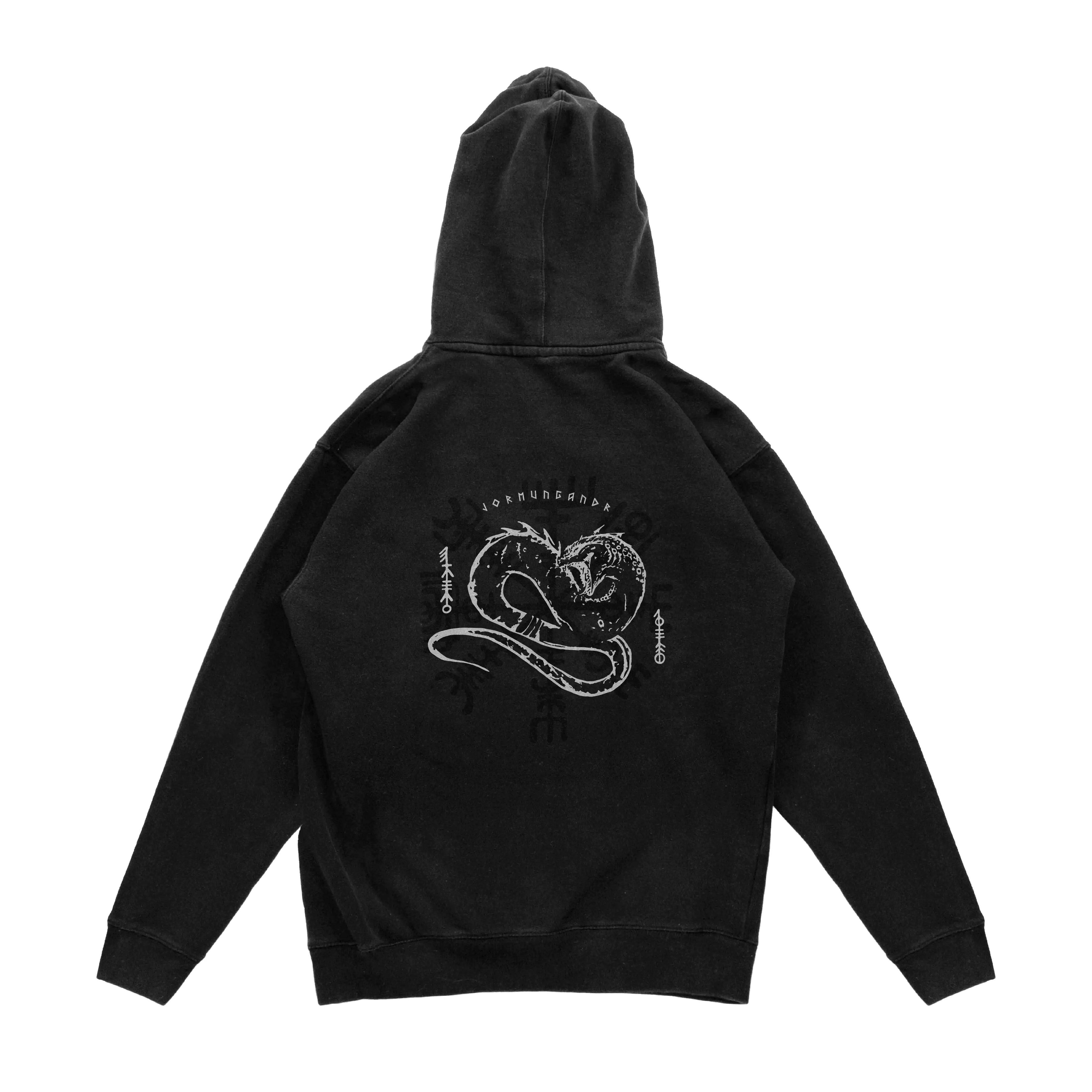 Jormungandr Hoodie - Black