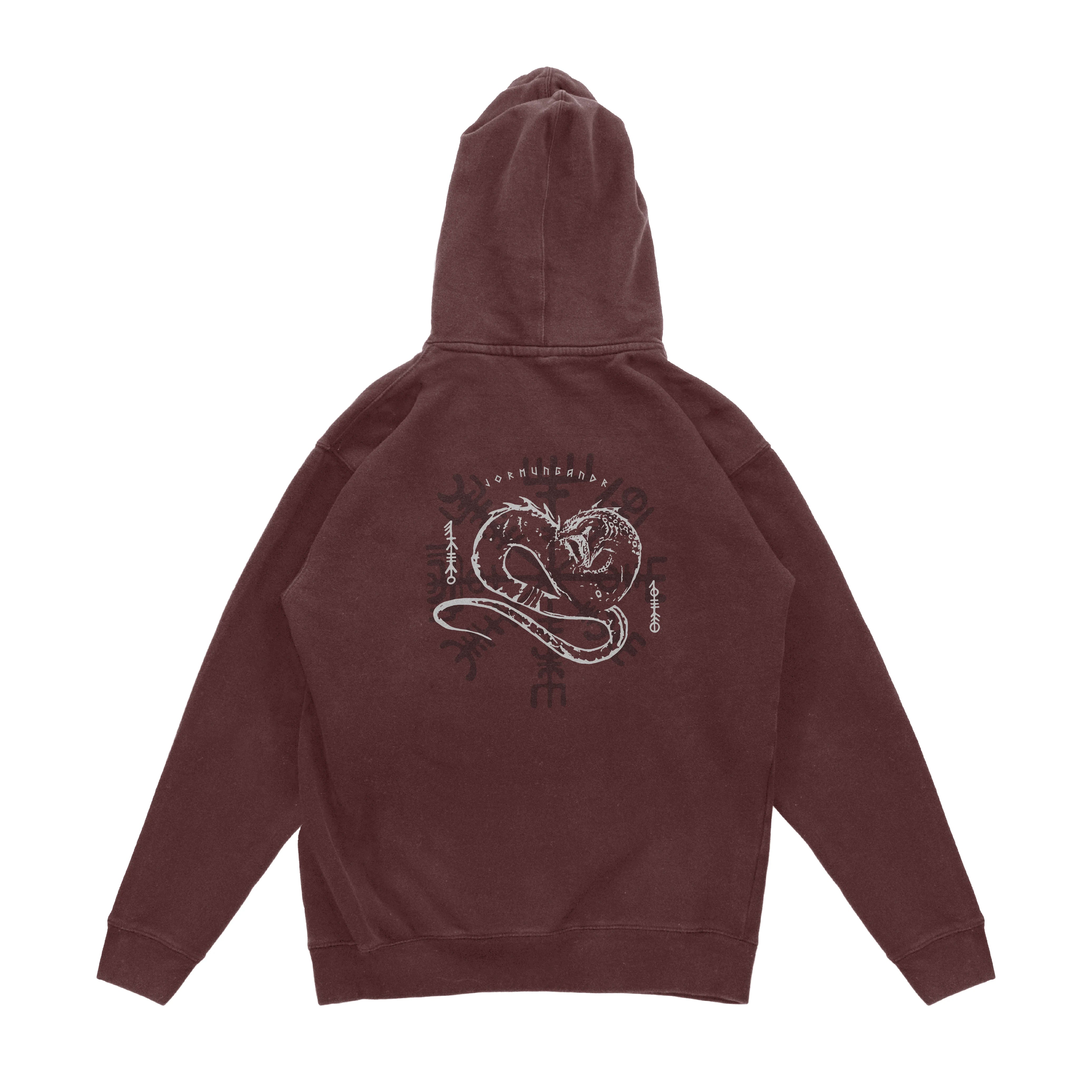 Jormungandr Hoodie - Maroon