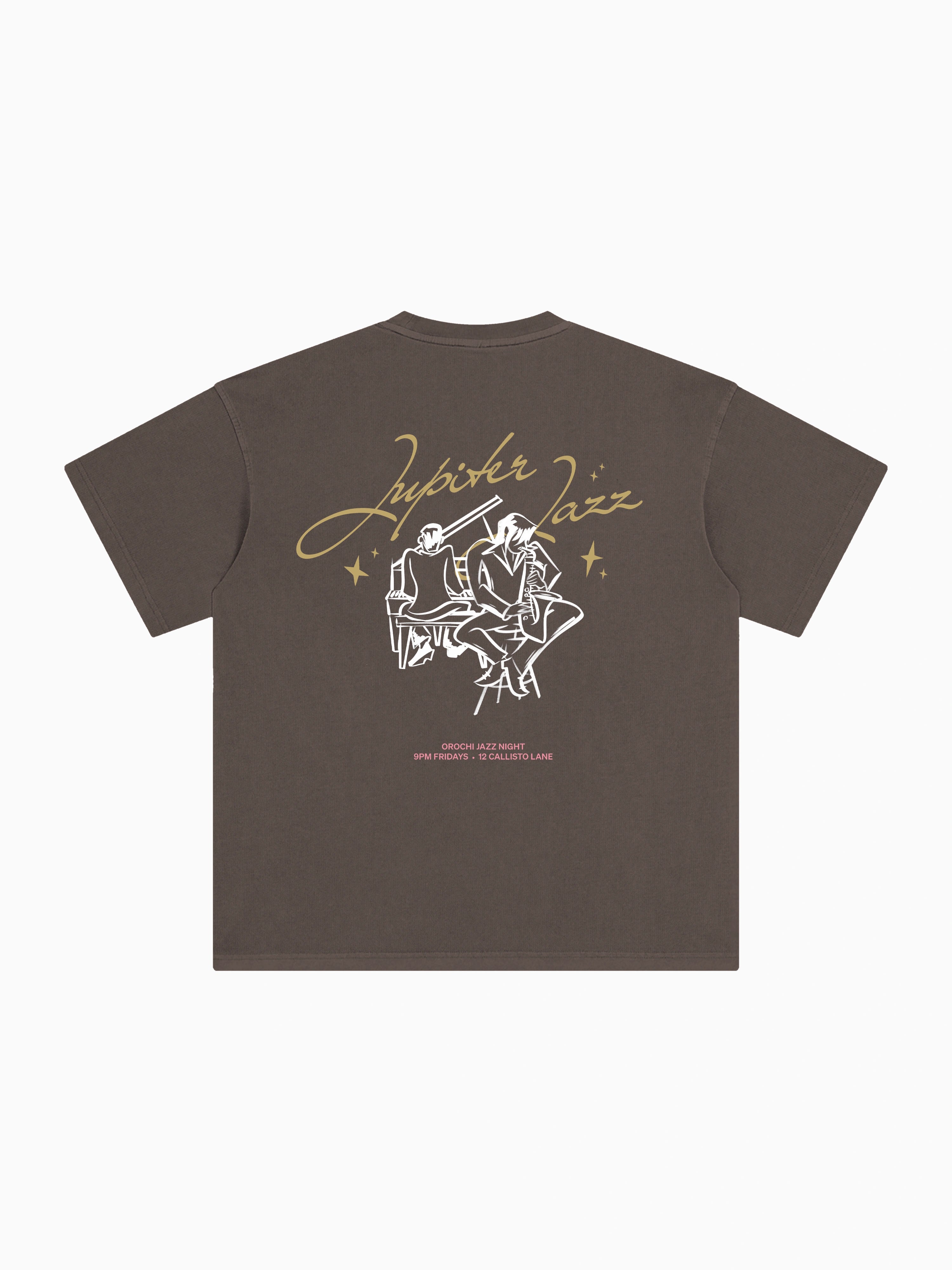 Jupiter Jazz Box Tee - Cocoa