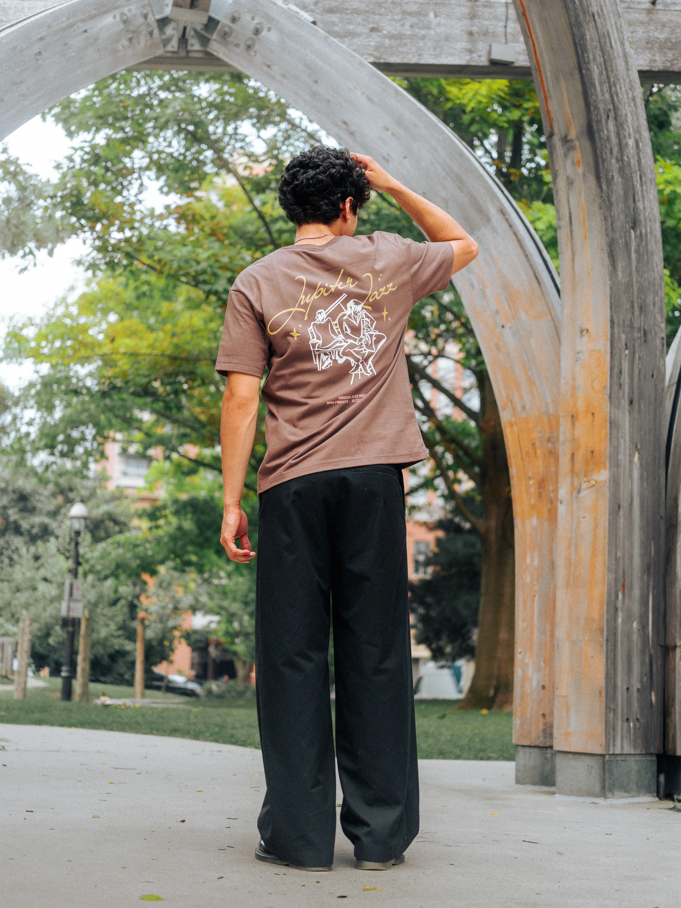 Jupiter Jazz Box Tee - Cocoa
