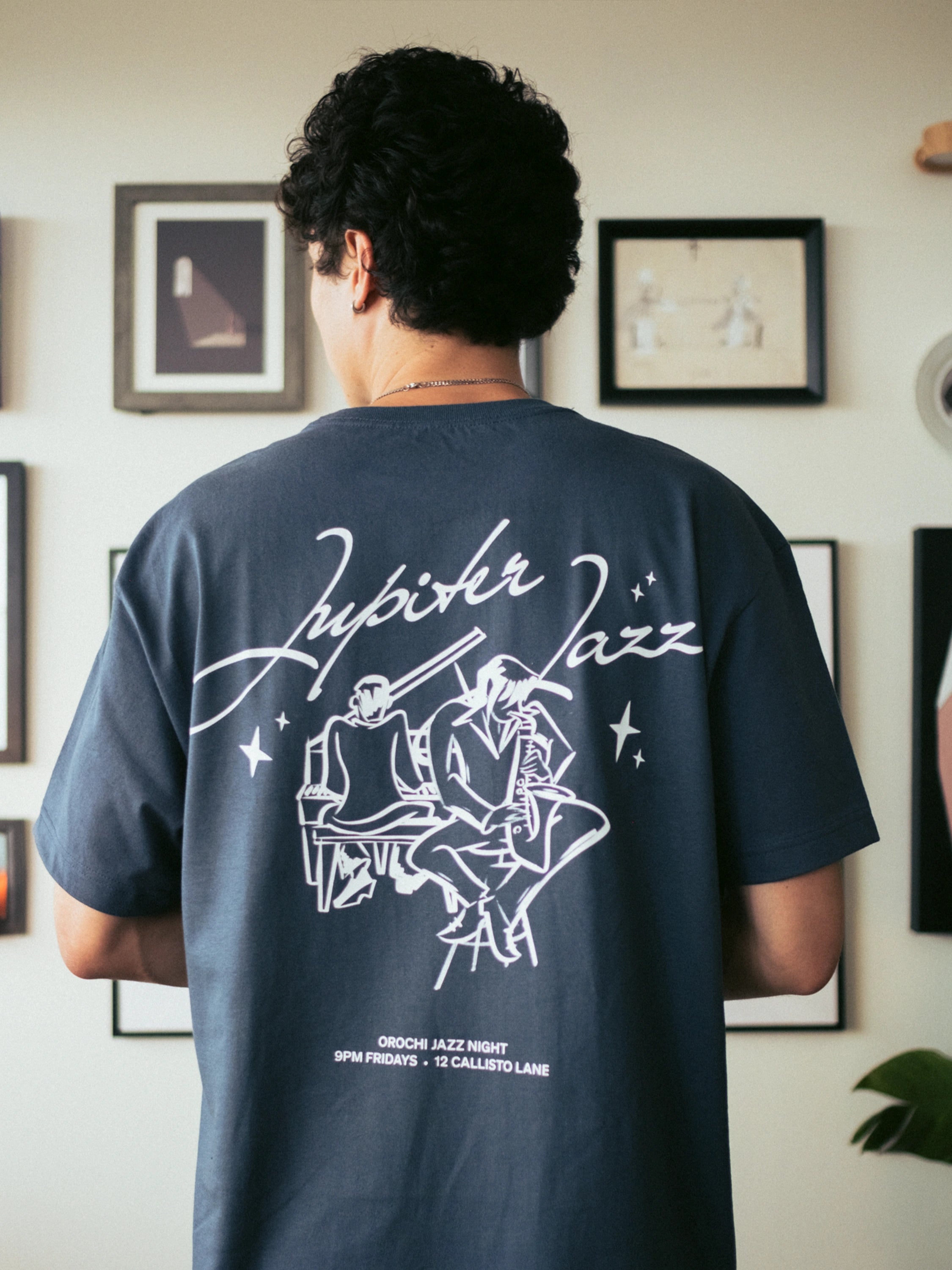 Jupiter Jazz Box Tee - Slate