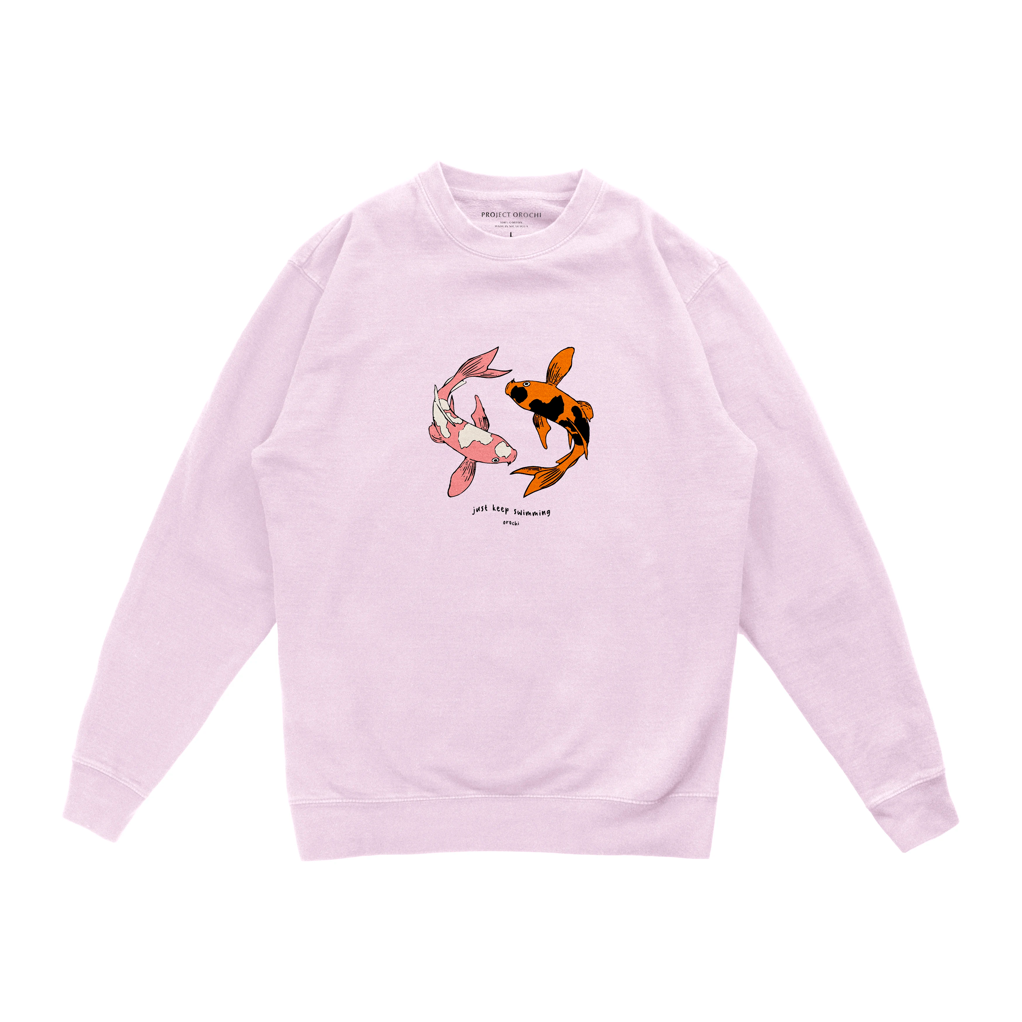 Koi Crewneck - Light Pink