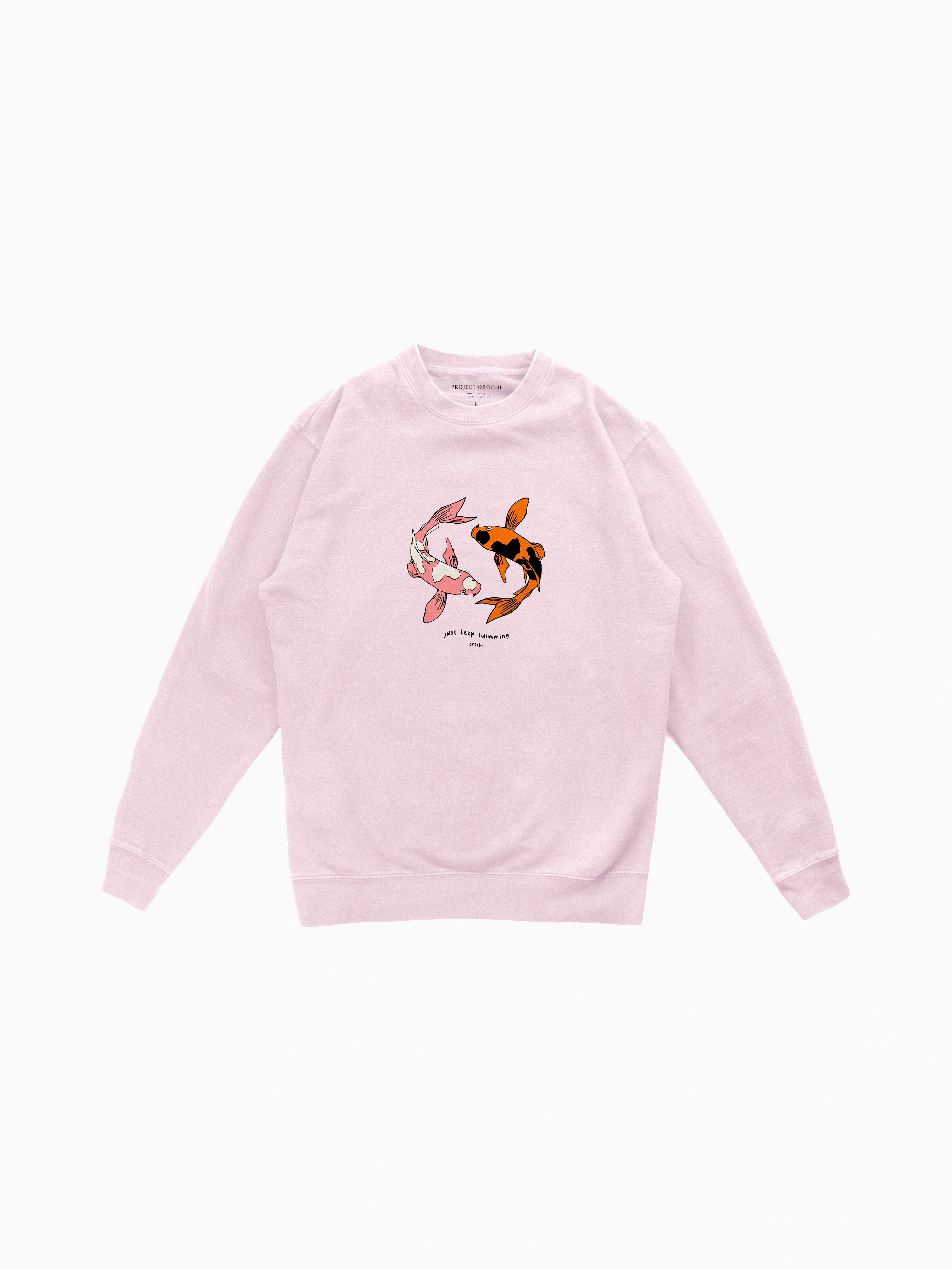 Koi Crewneck - Light Pink