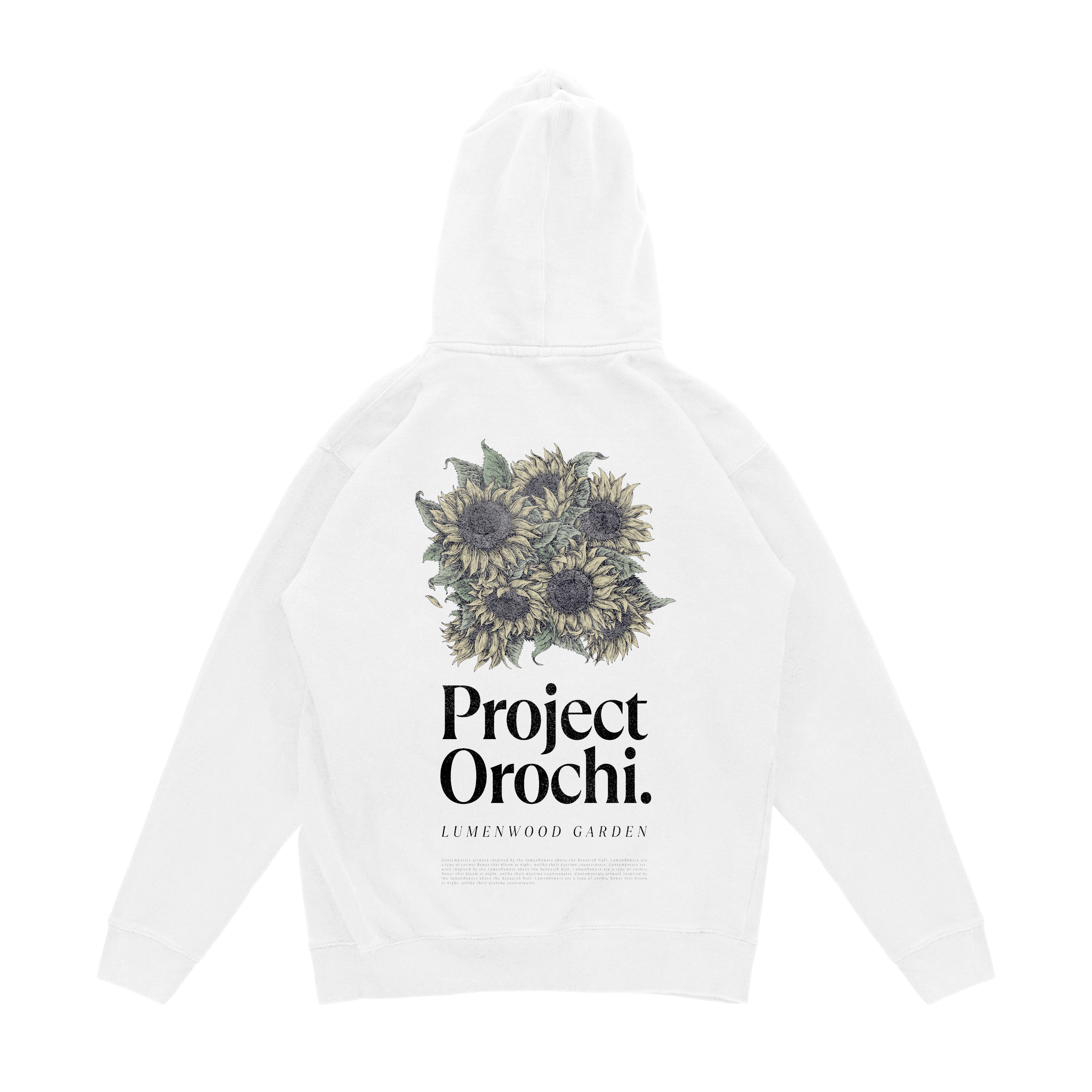 Lumenflowers Hoodie - White