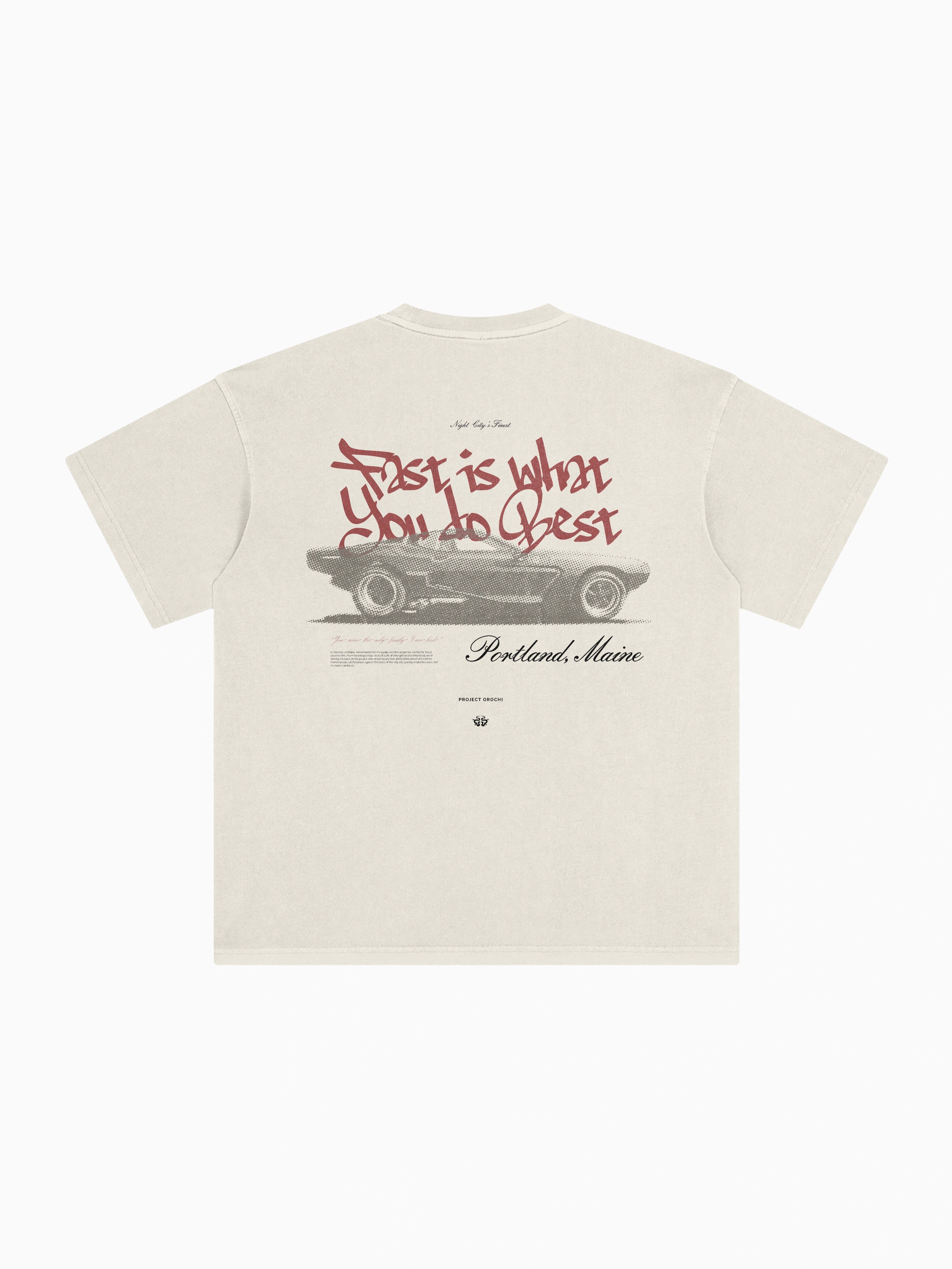 Maine Box Tee - Natural