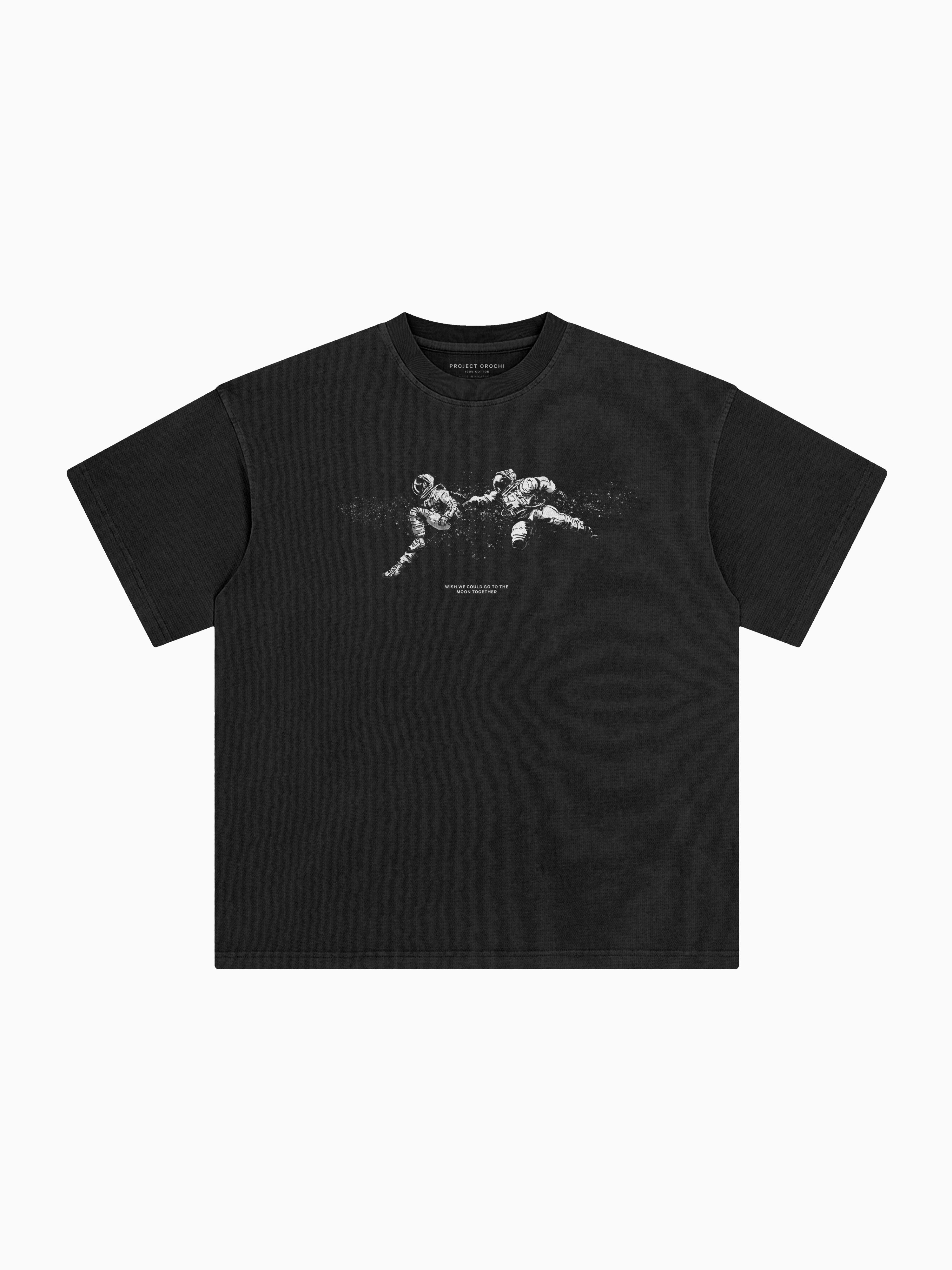 Moon Bound Box Tee - Black