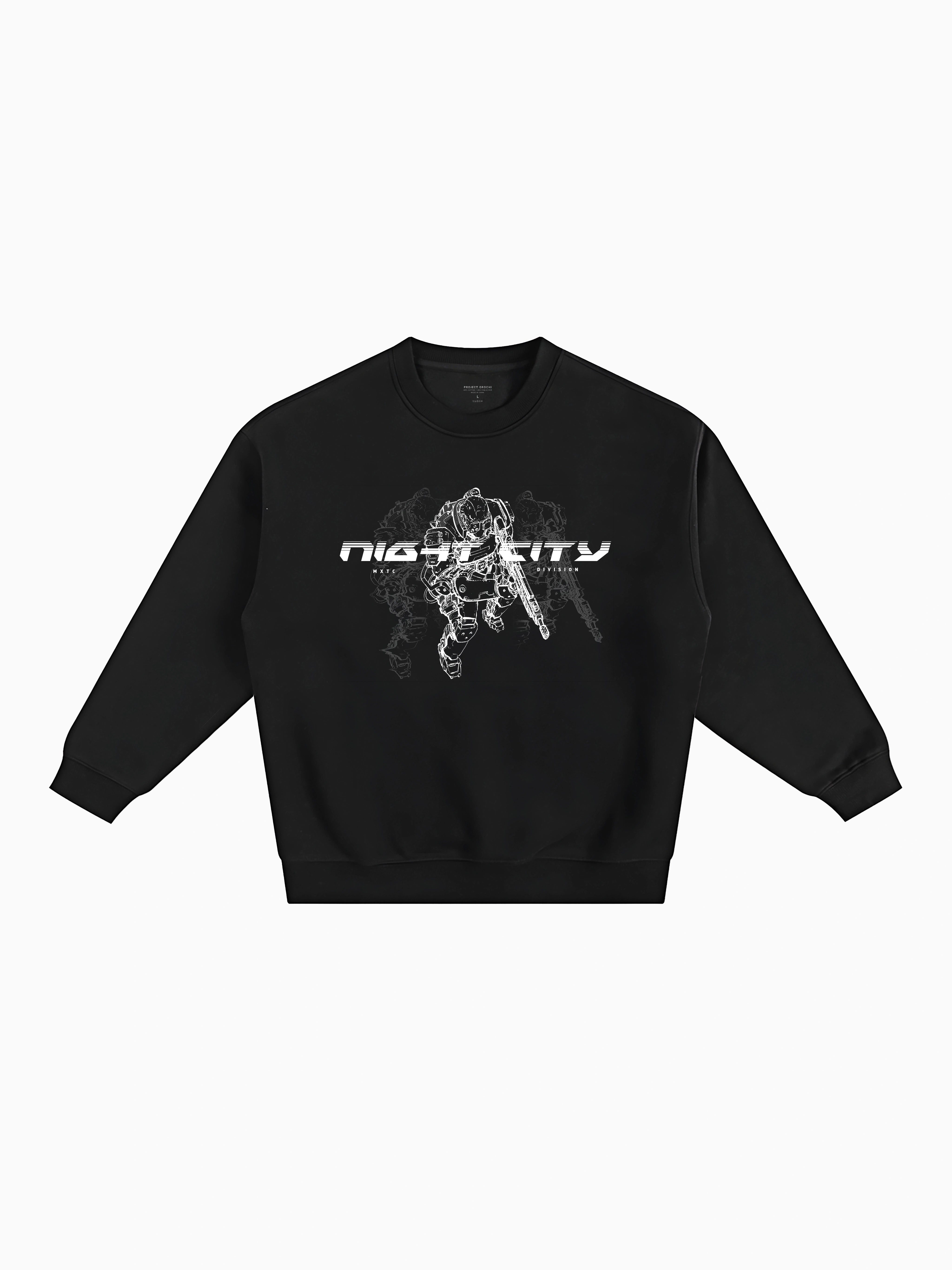 NCPD Box Crewneck - Black