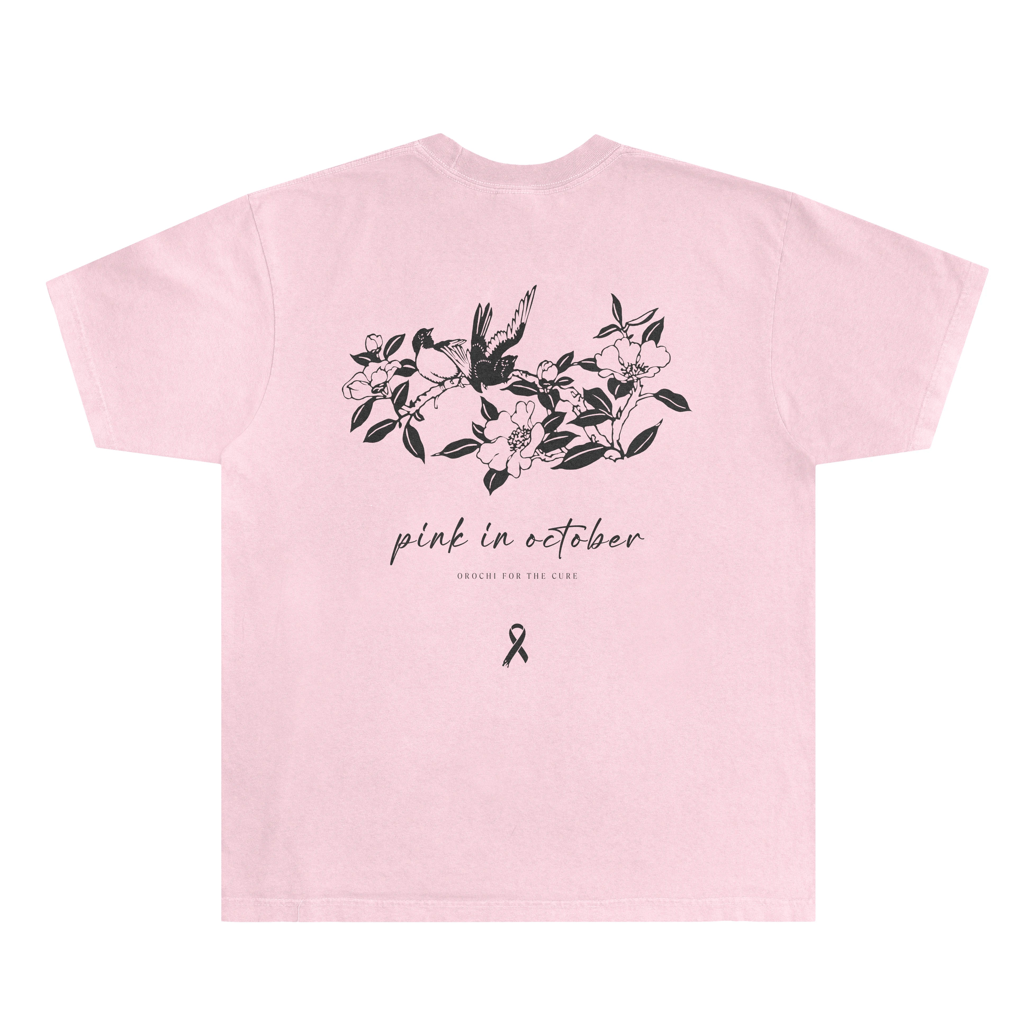 Pink in October Tee - Light Pink