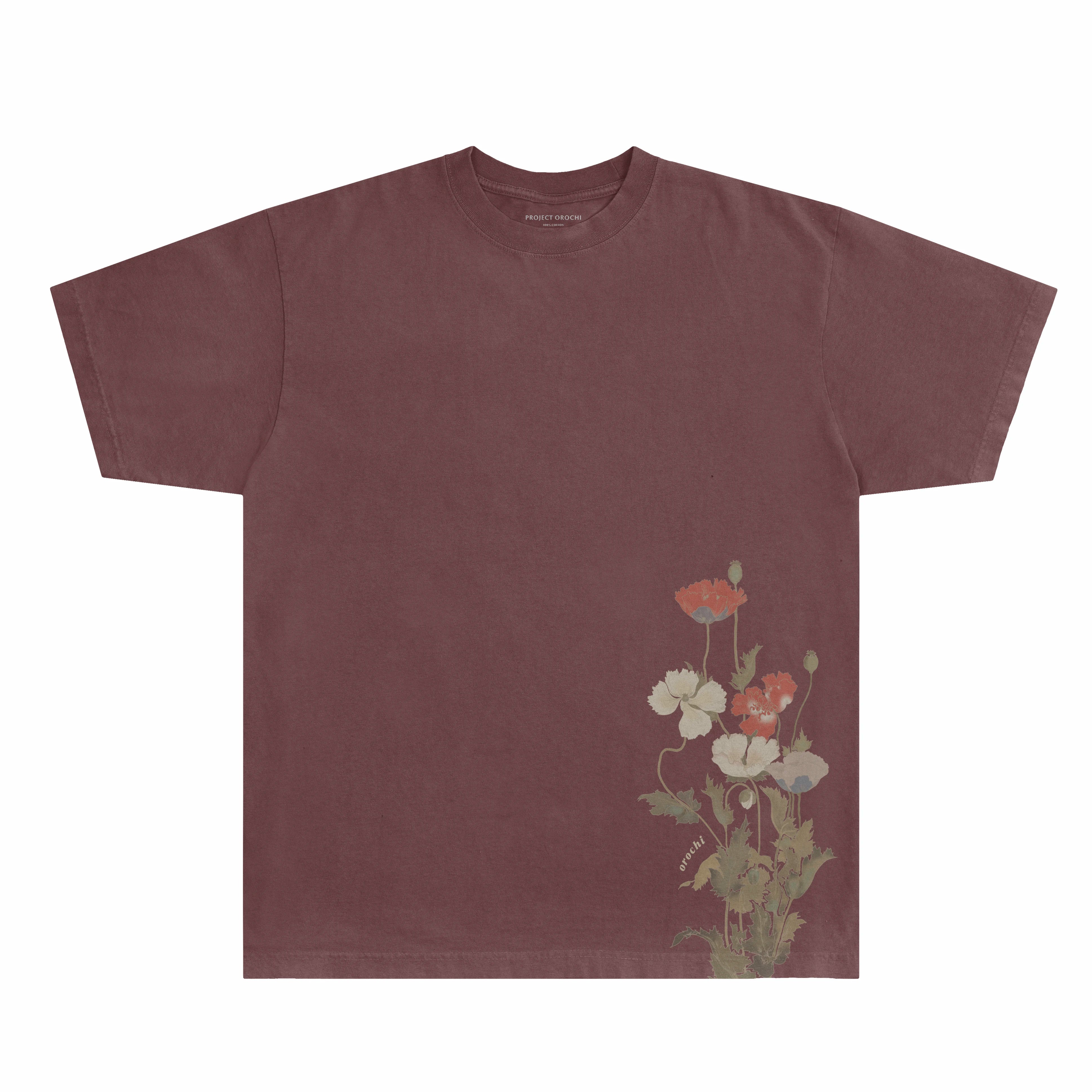 Poppy Tee - Maroon