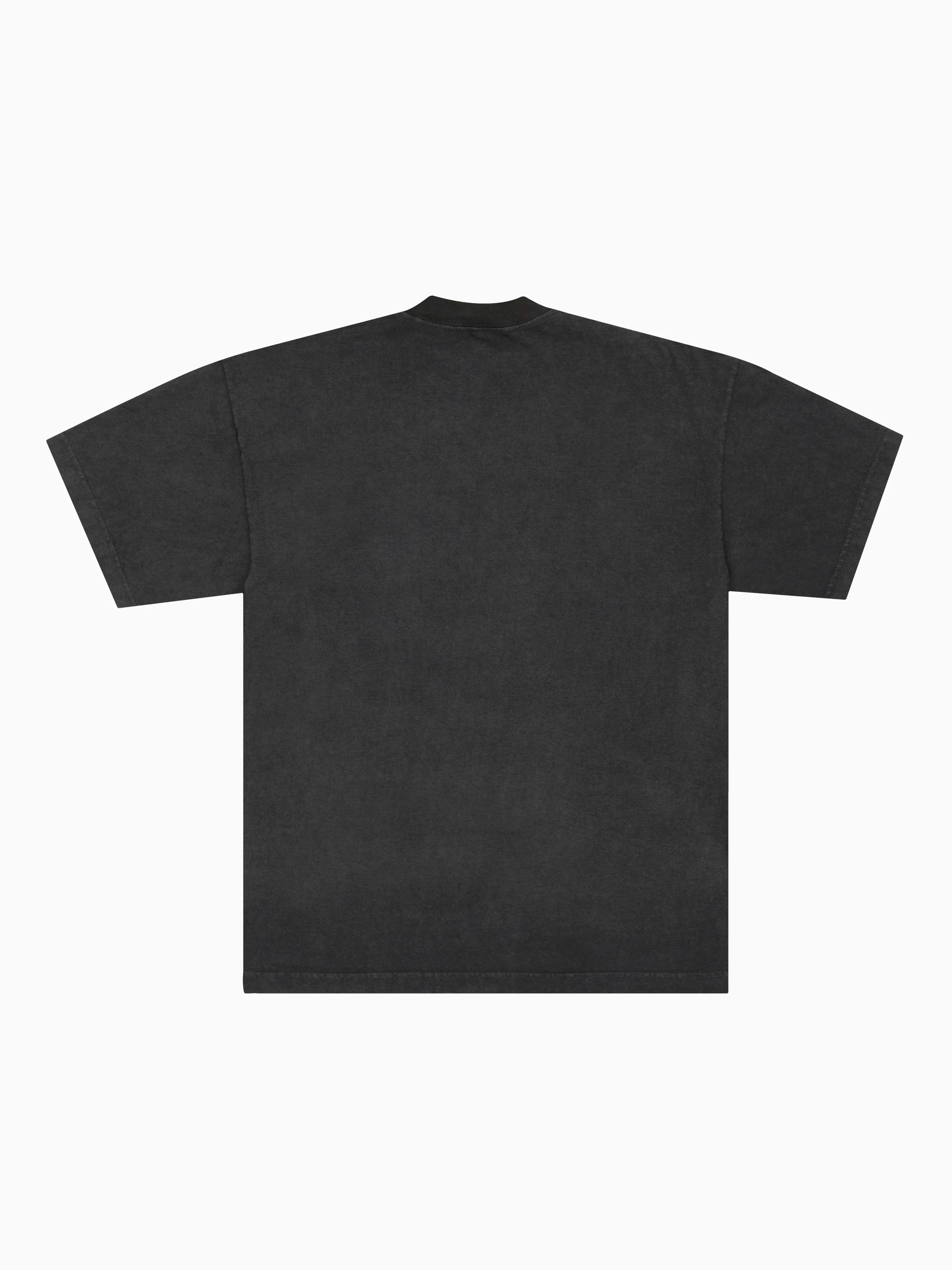 Red Elk Ringer Tee - Black