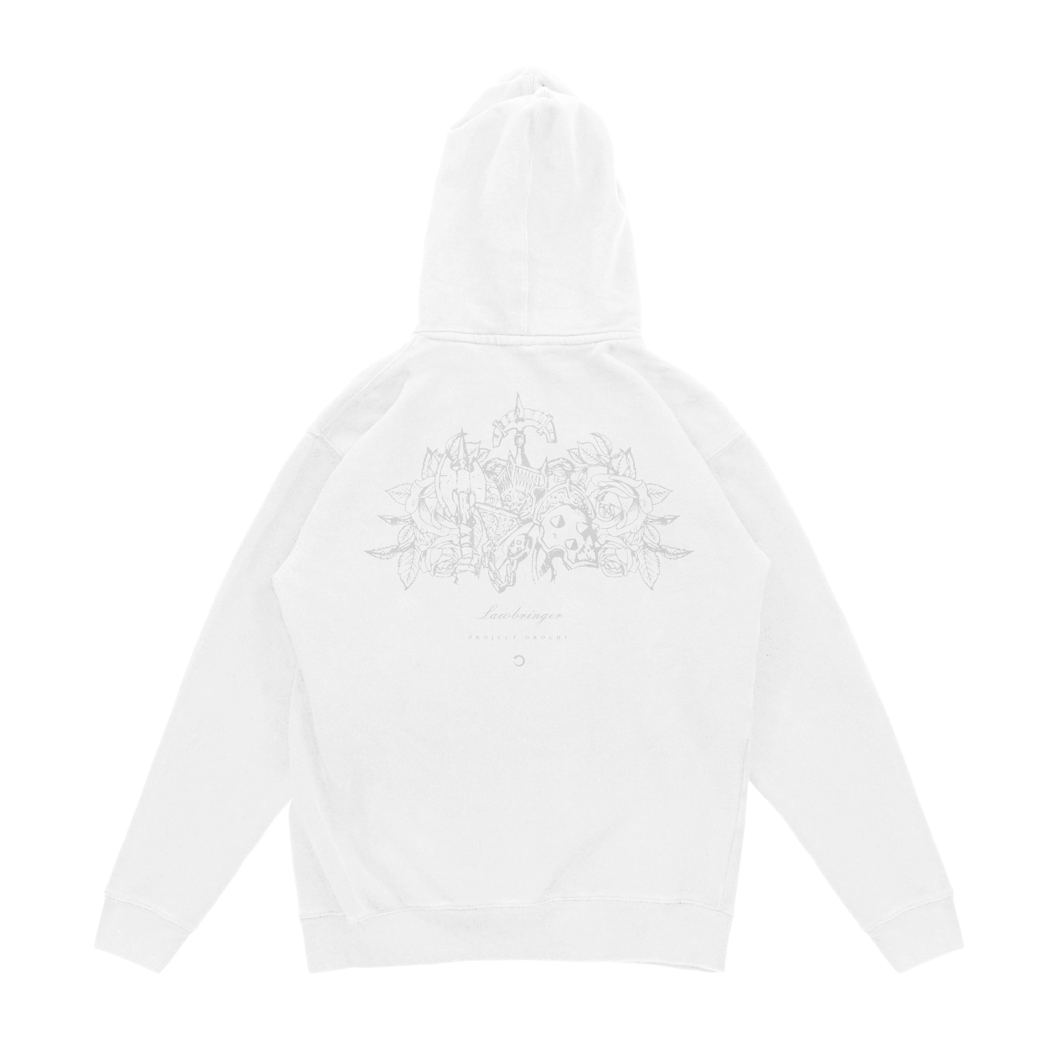 Roses Hoodie - White