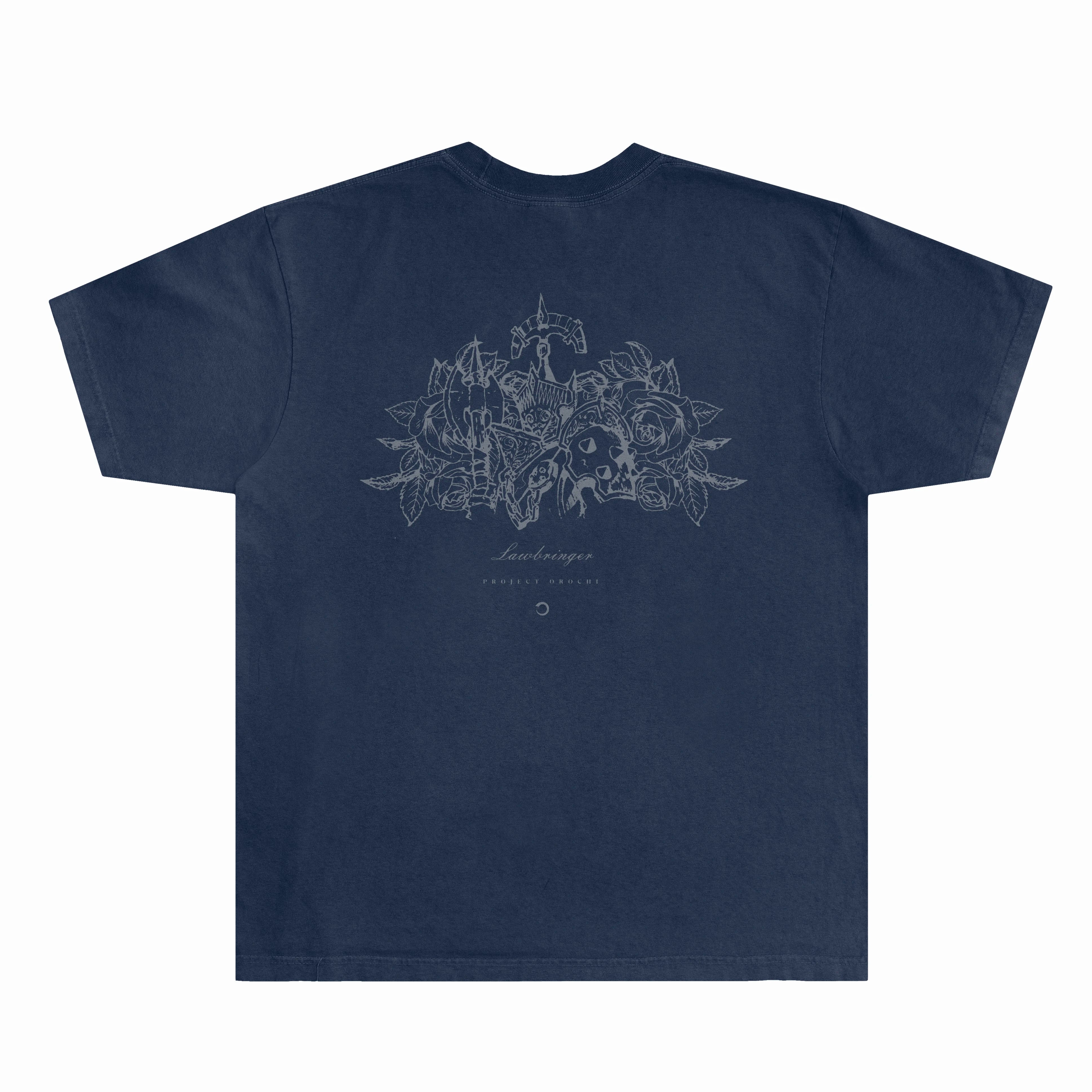 Roses Tee - Navy