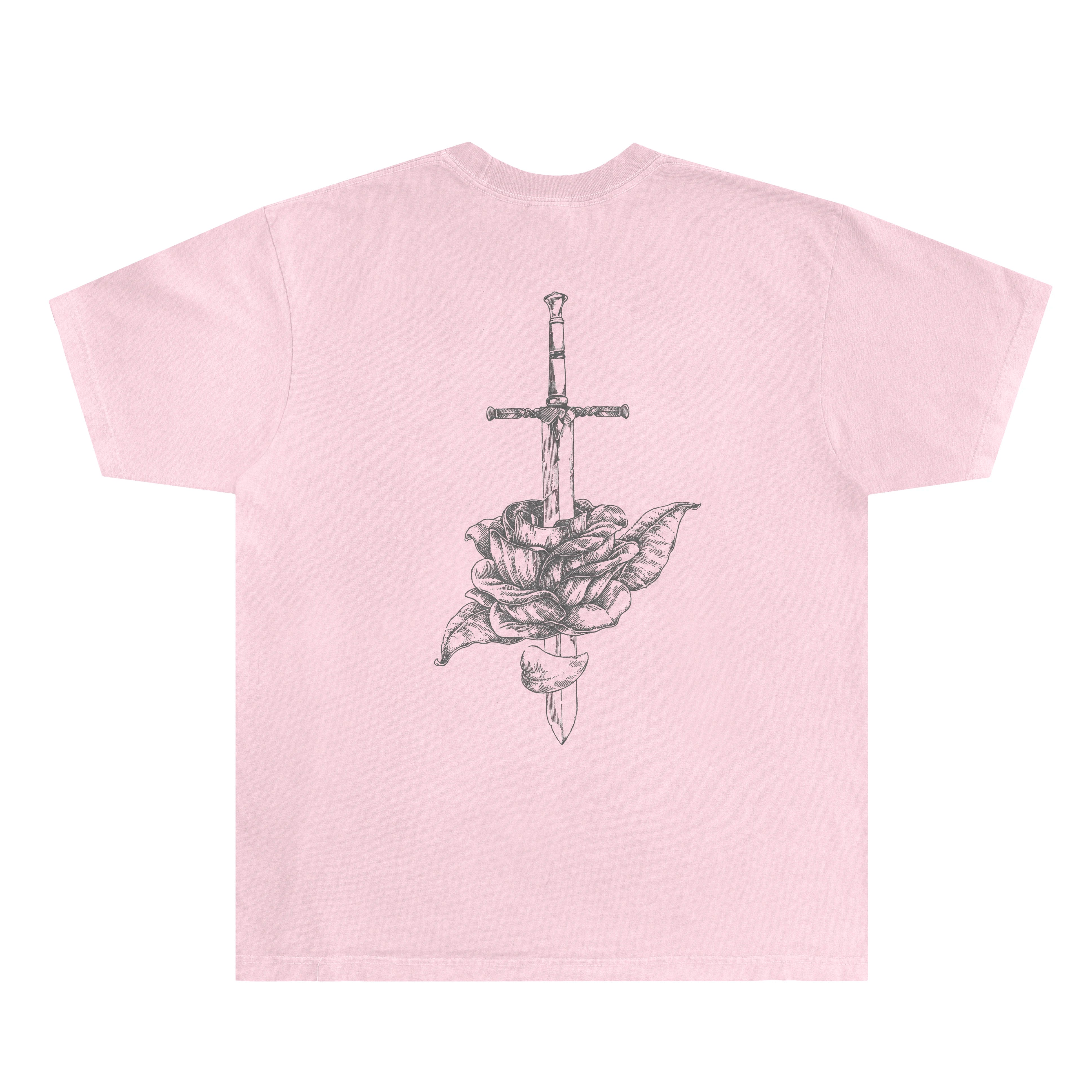 Rose Tee - Light Pink