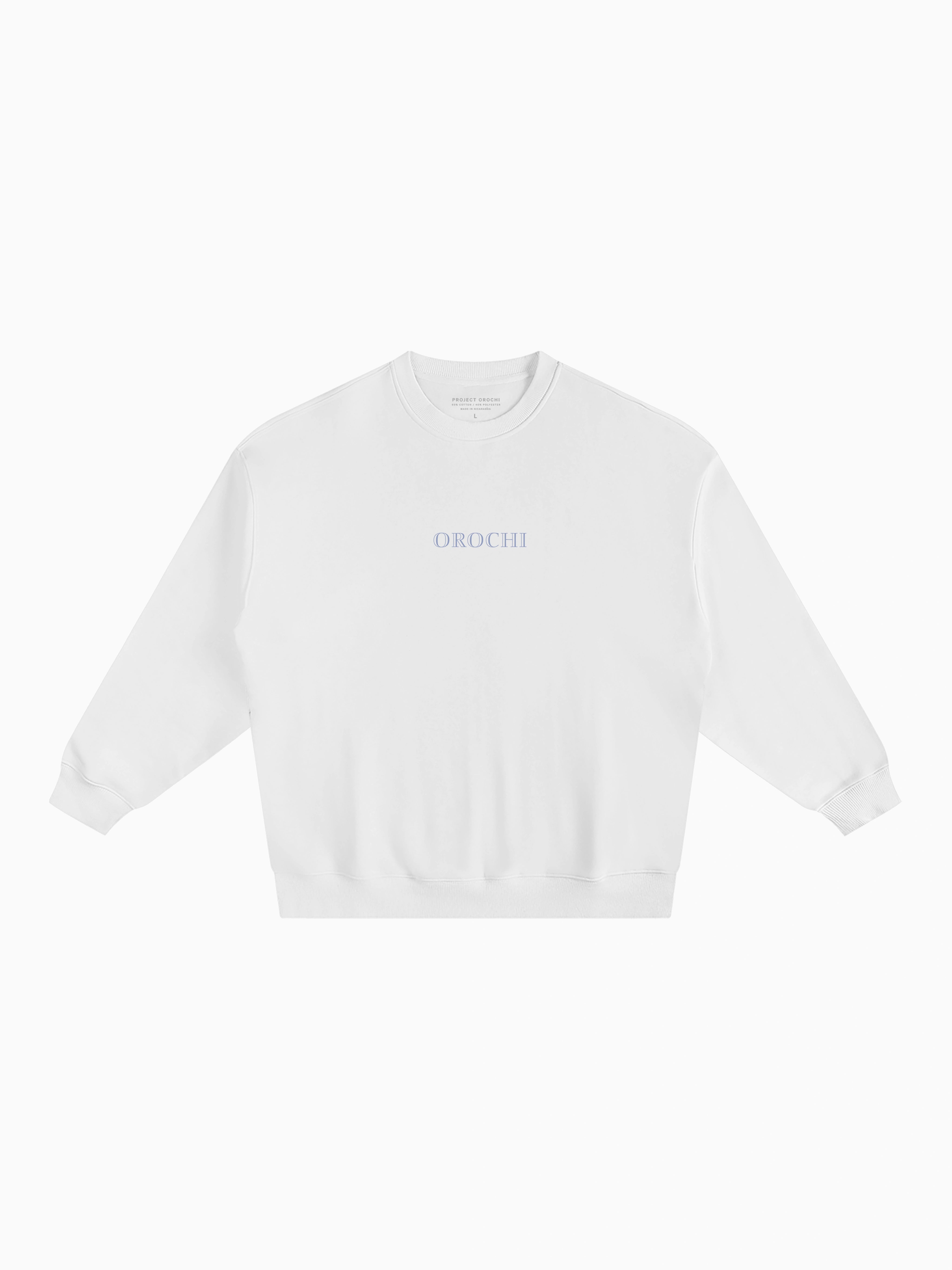 Royal Capital Box Crewneck - White