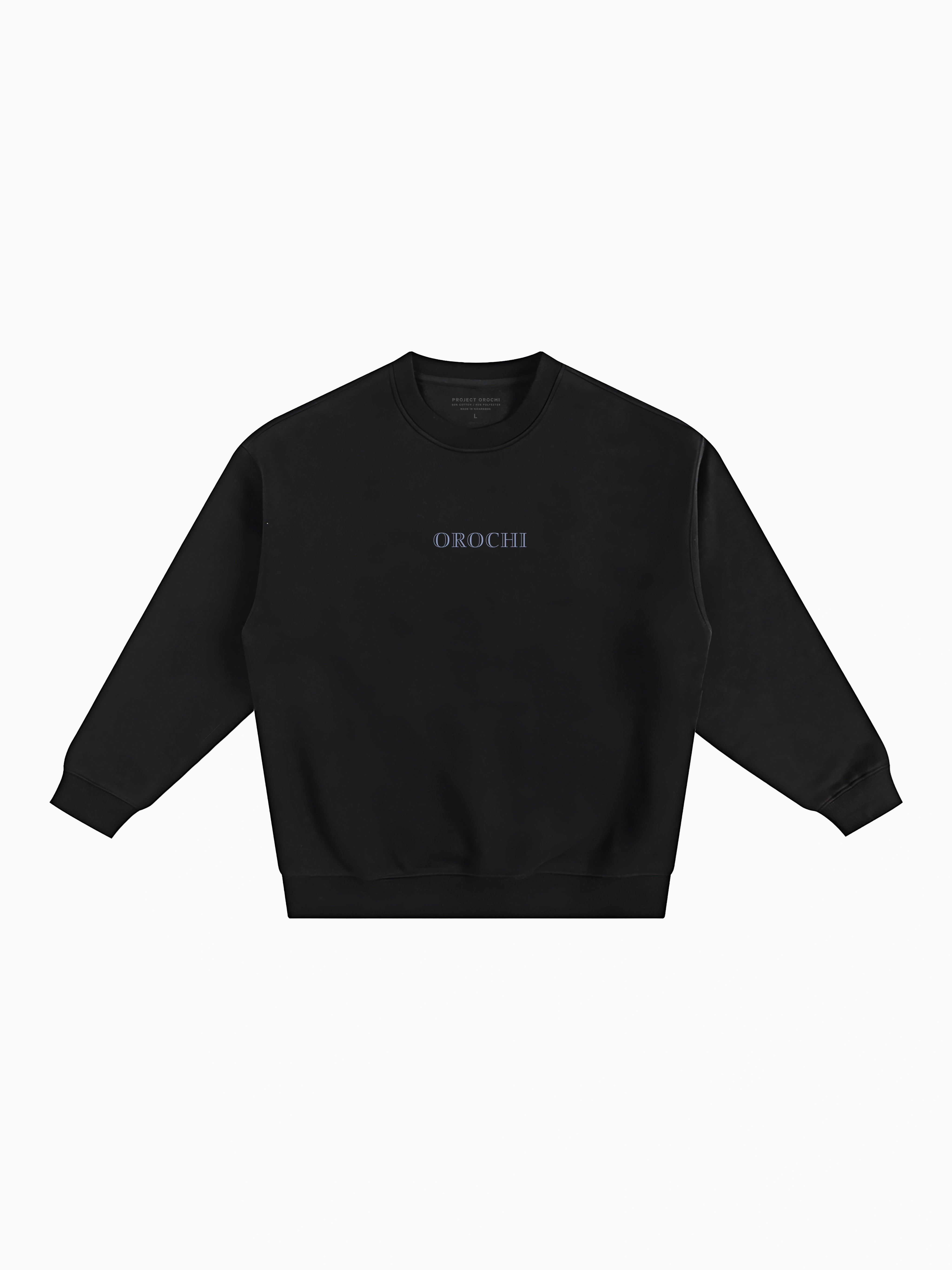 Royal Capital Box Crewneck - Black