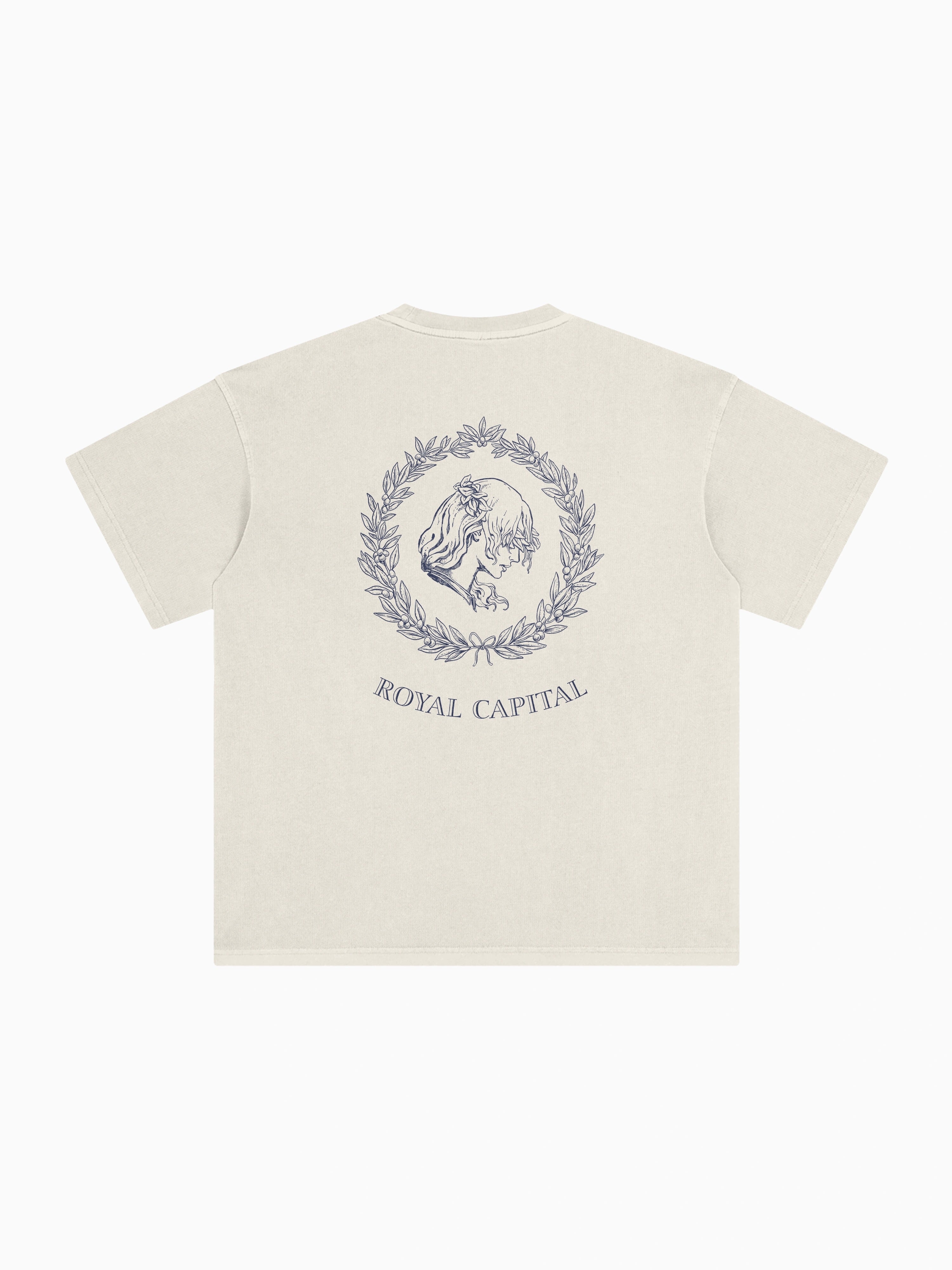 Royal Capital Box Tee - Dust
