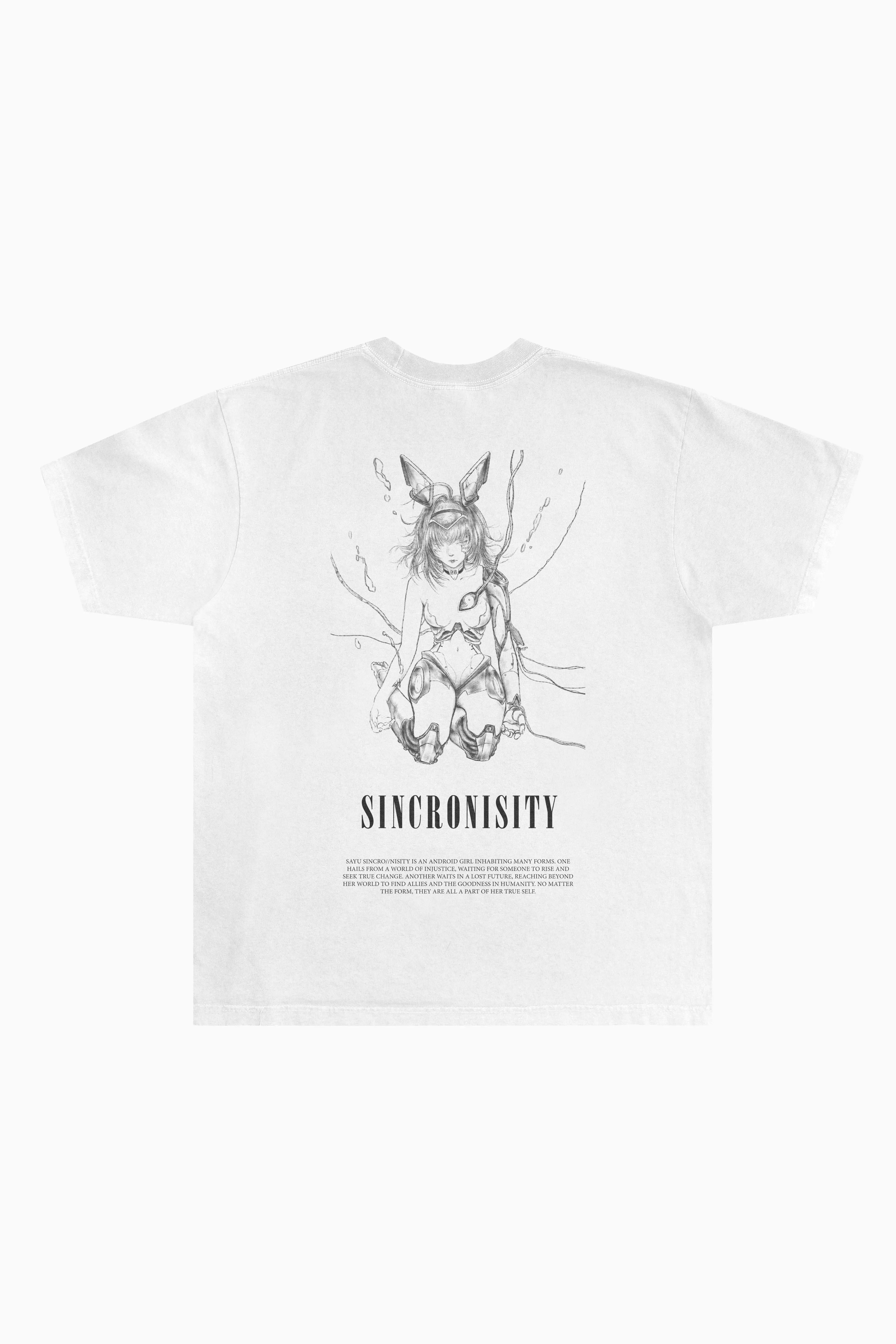 Sincronisity Tee - White