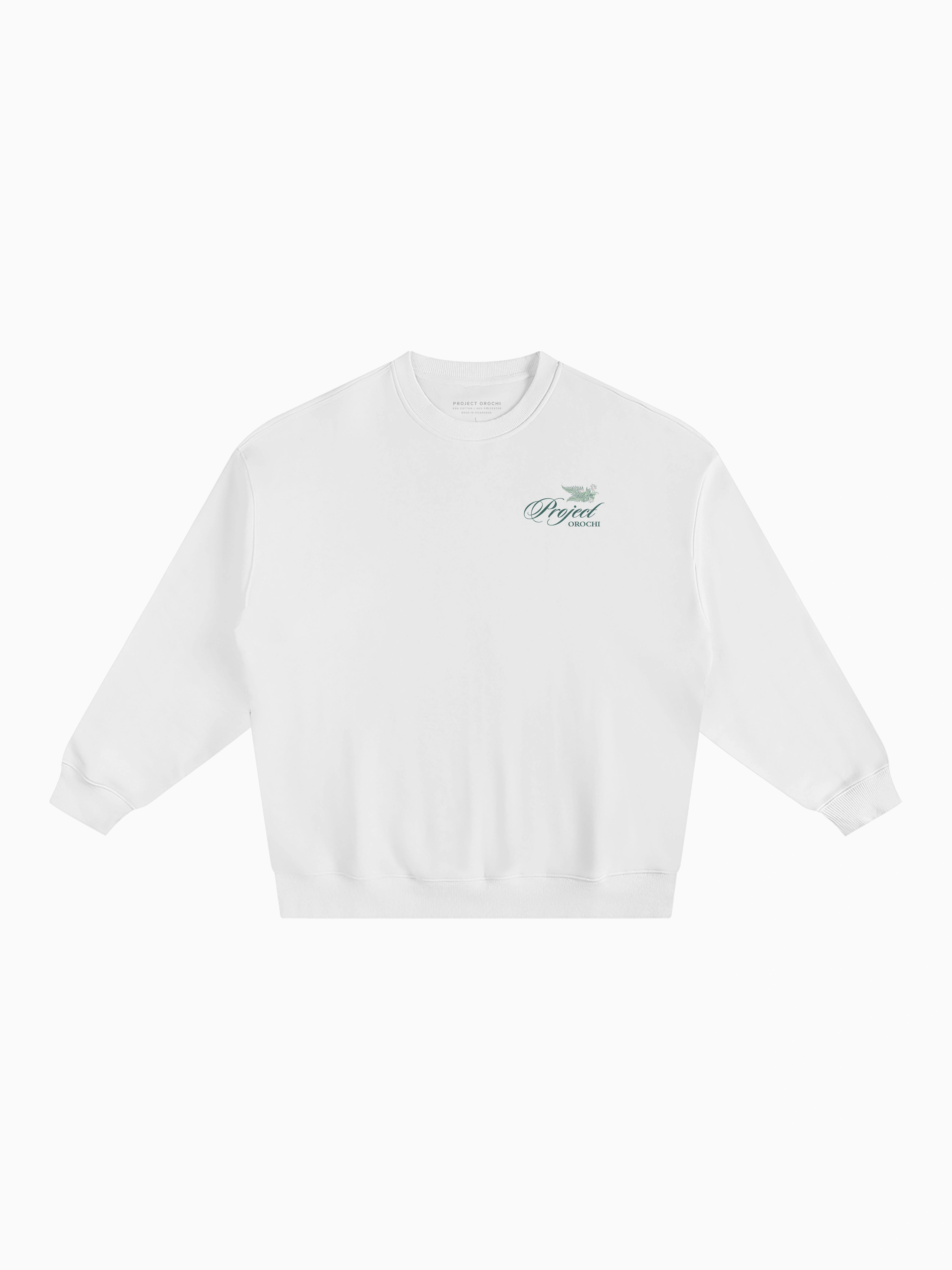 Solitude Box Crewneck - White