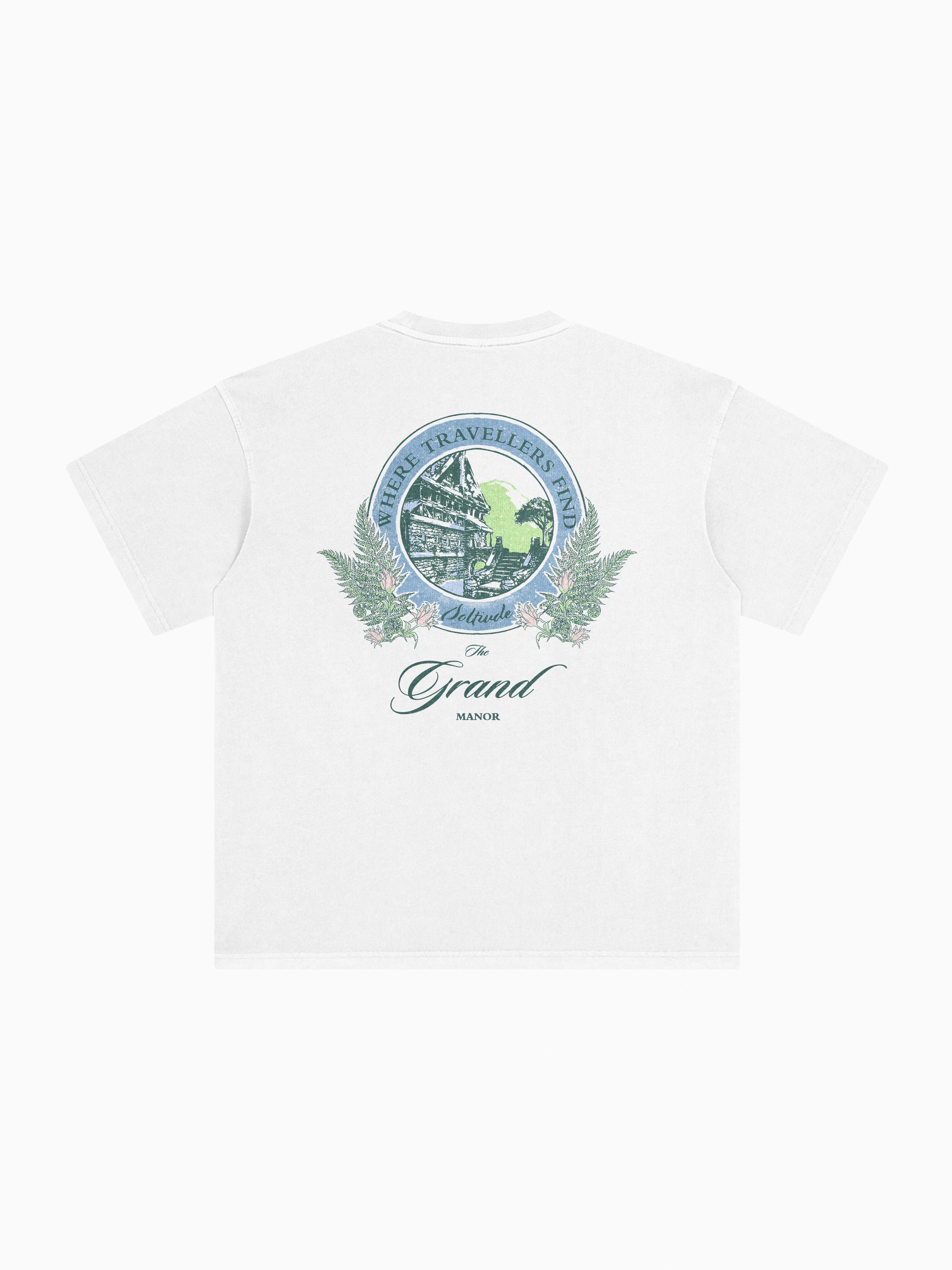 Solitude Box Tee - White