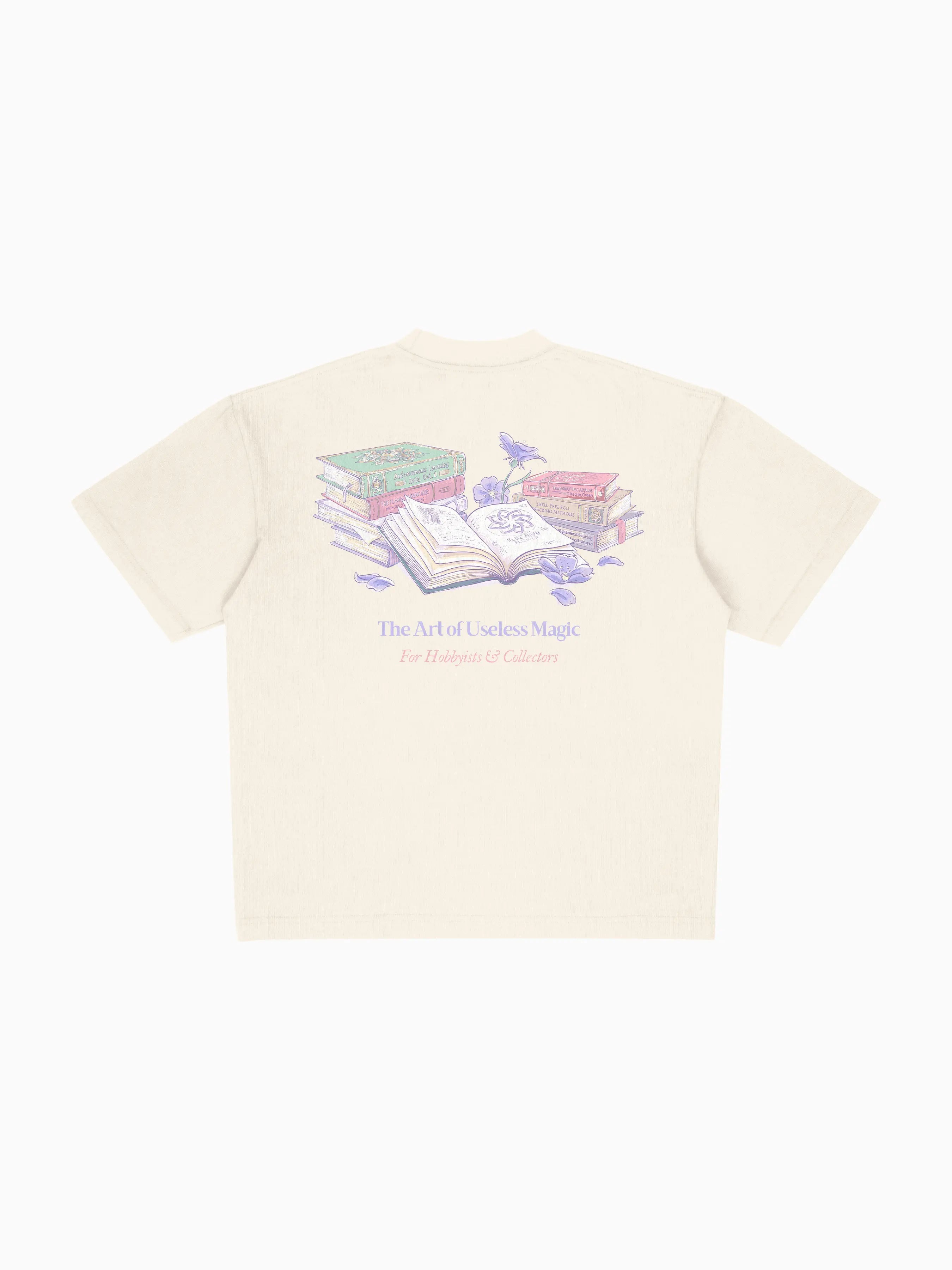Spellbooks Tee -  Natural