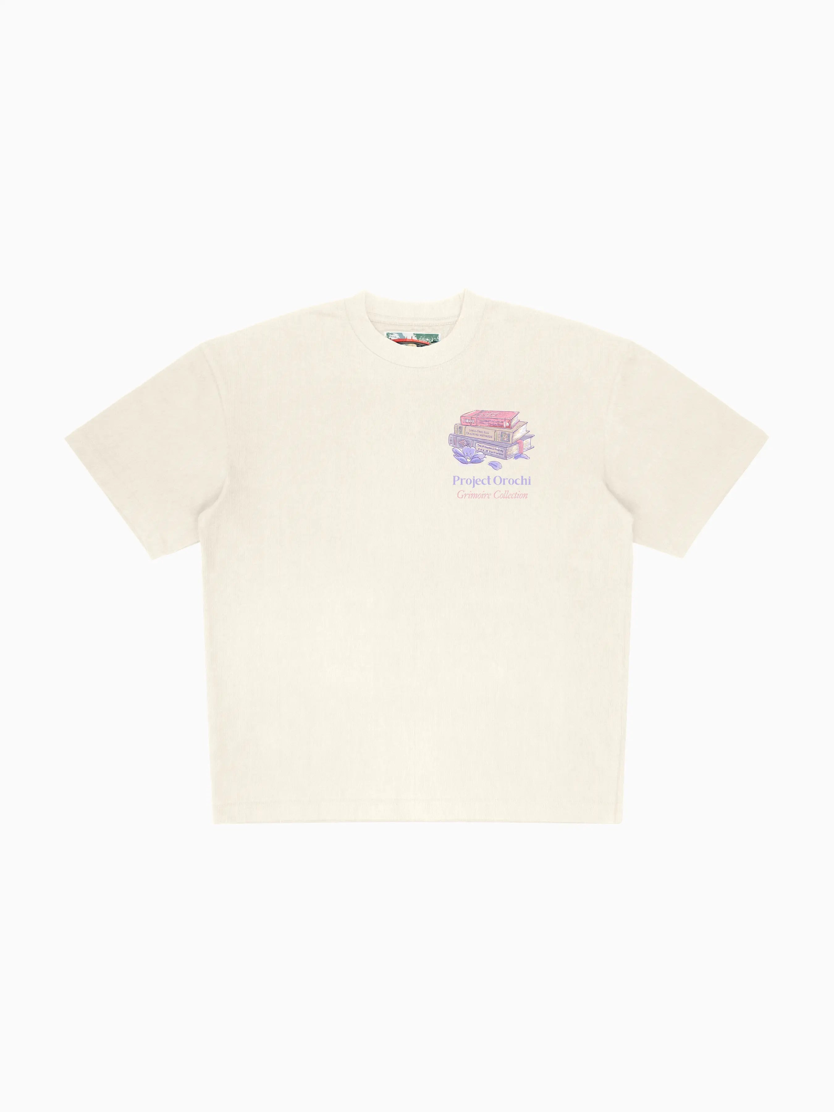 Spellbooks Tee -  Natural