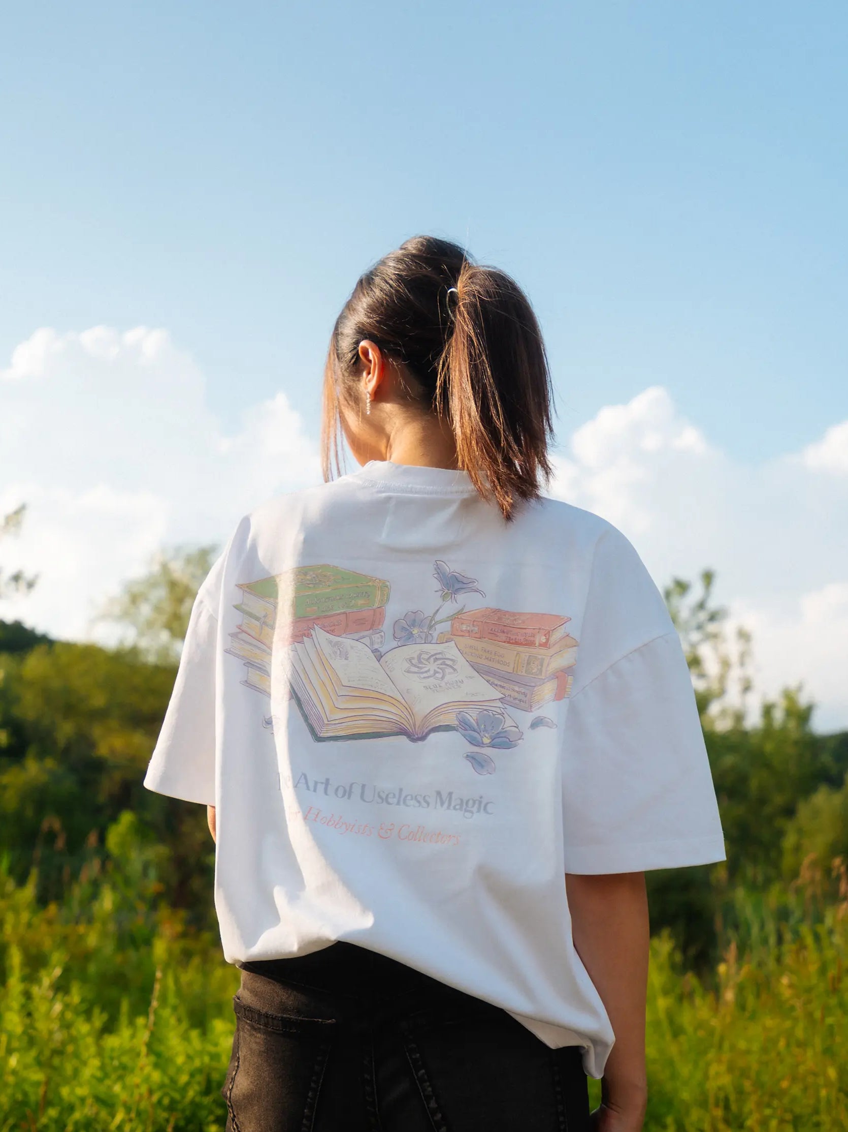Spellbooks Tee -  White