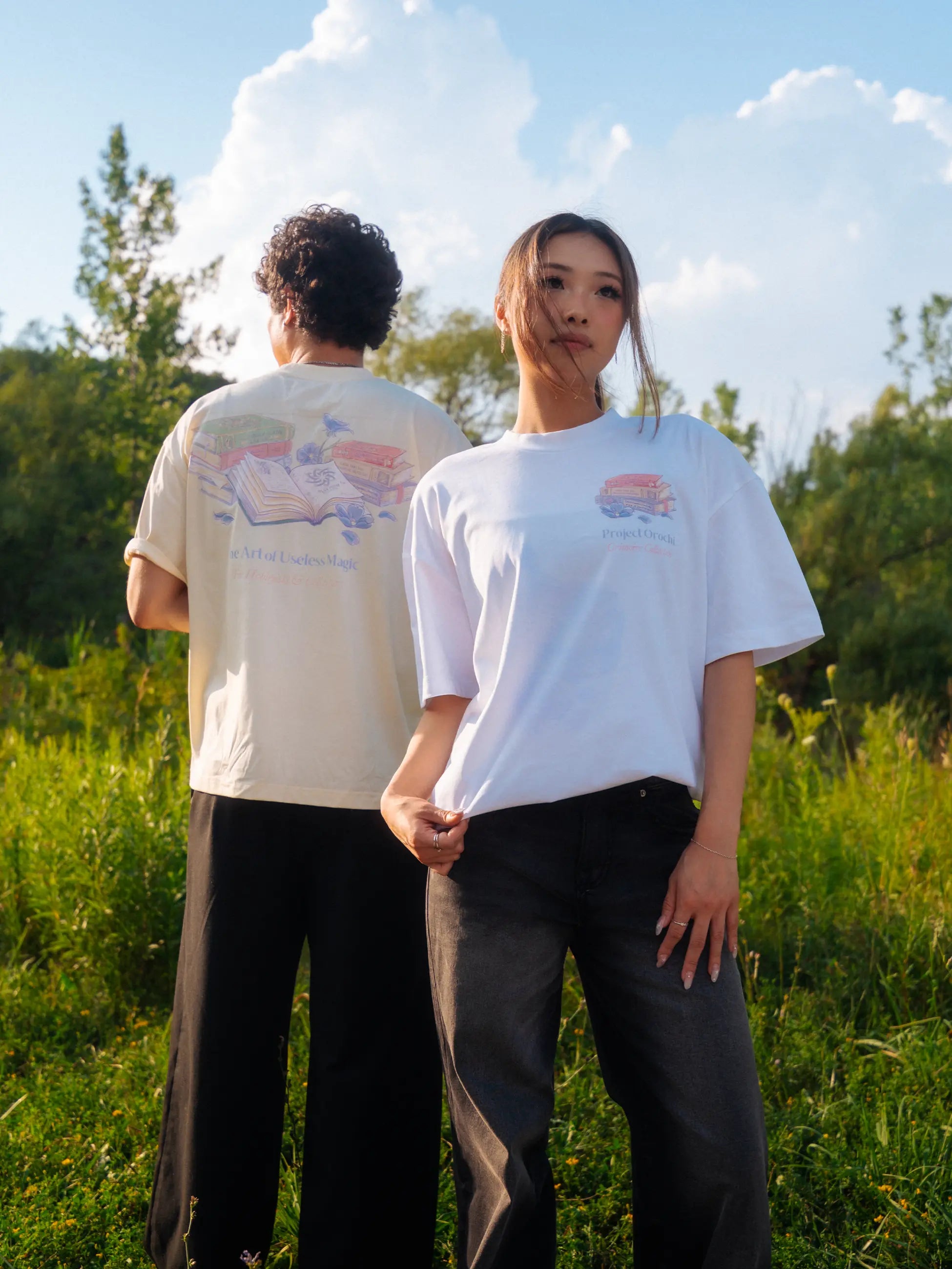 Spellbooks Tee -  White