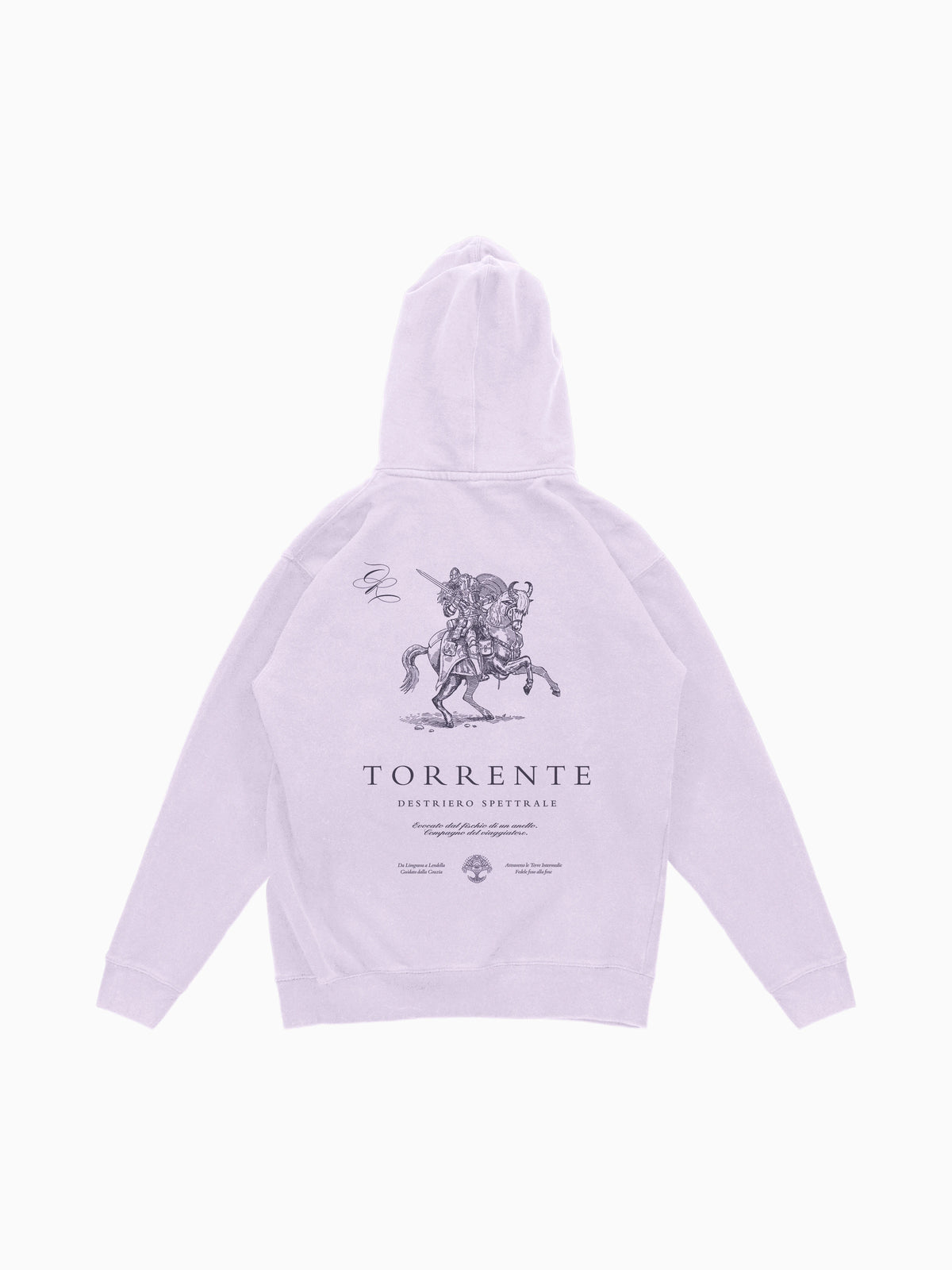 Torrente Hoodie - Lavender (back mockup)