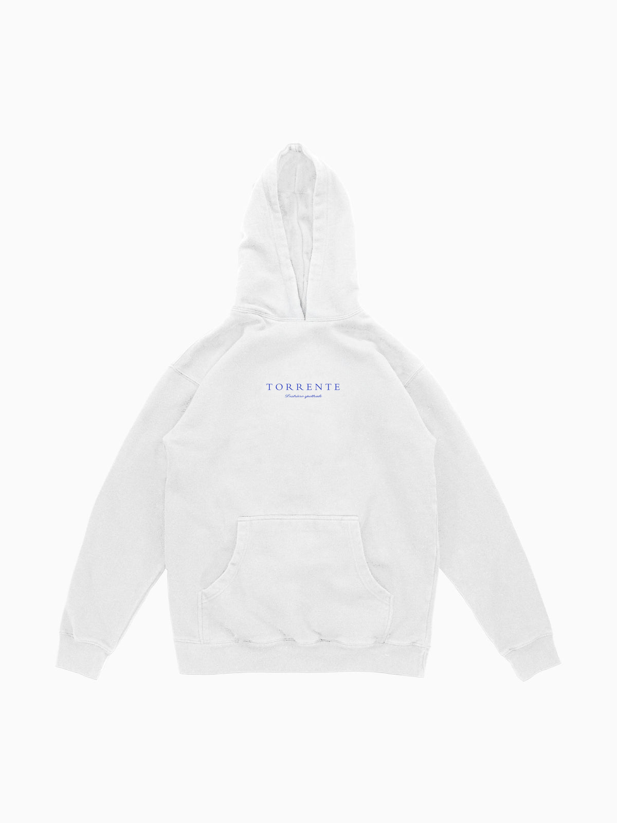 Torrente Hoodie - White (front mockup)