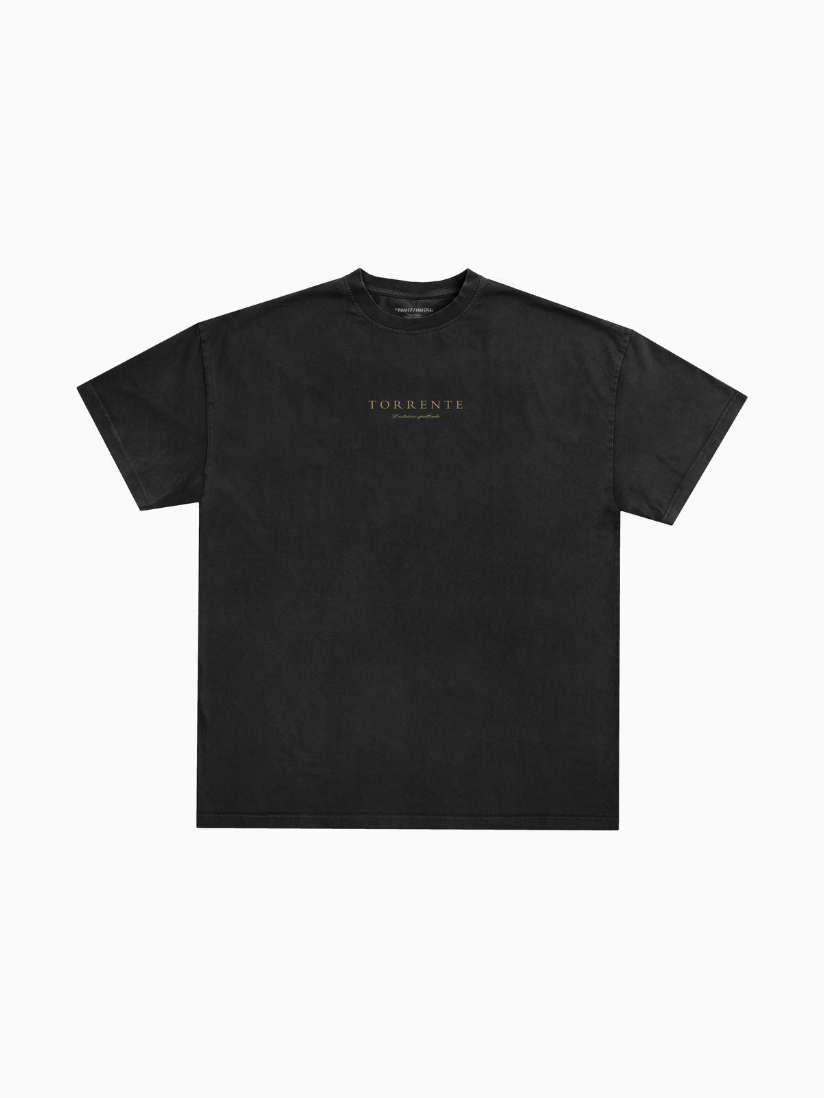 Torrente Tee - Black (front mockup)