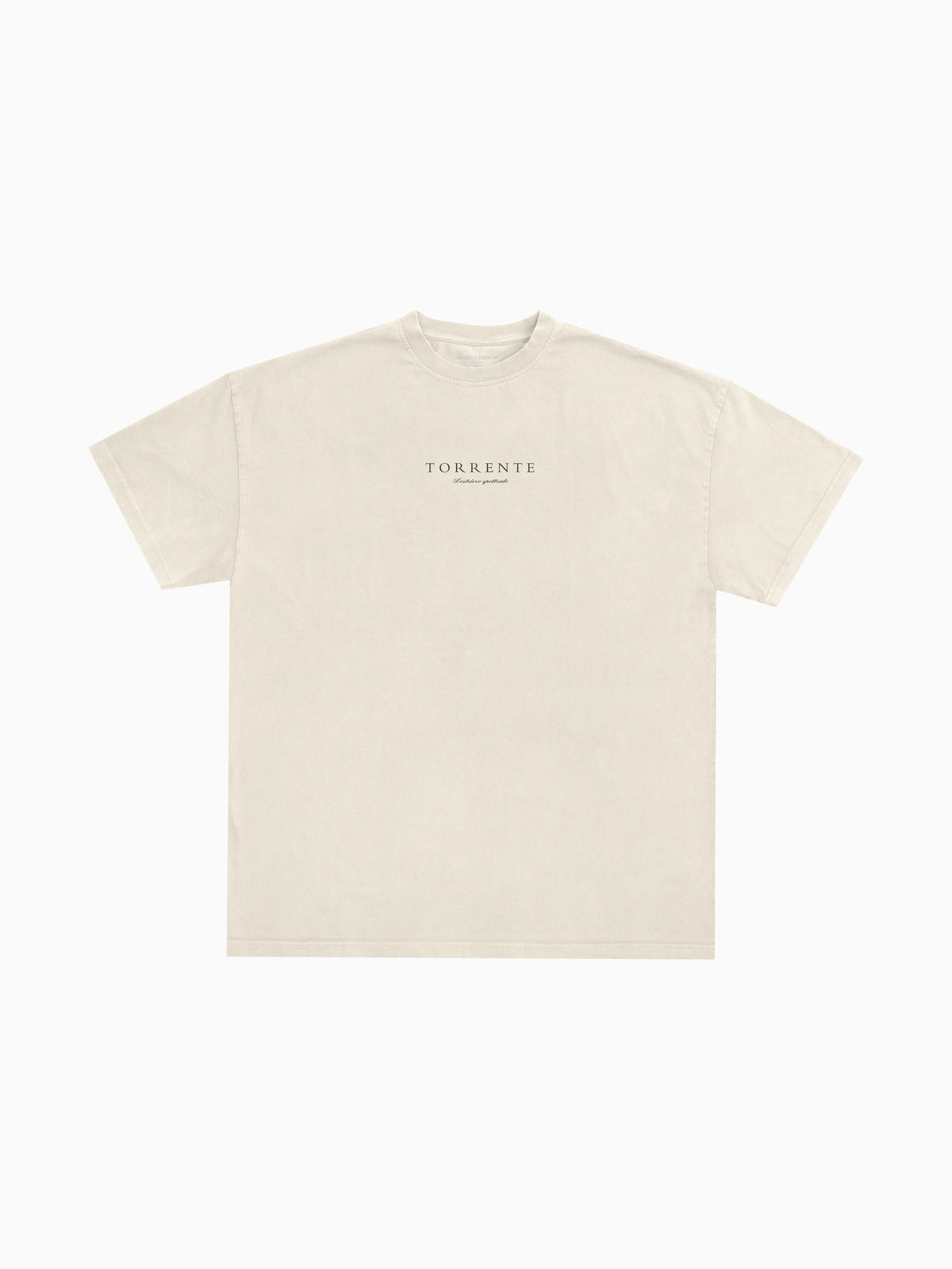 Torrente Tee - Natural (front mockup)