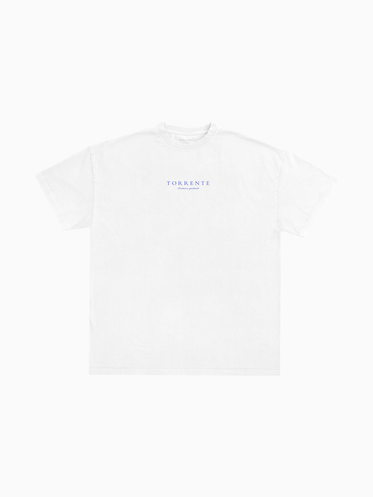 Torrente Tee - White (front mockup)