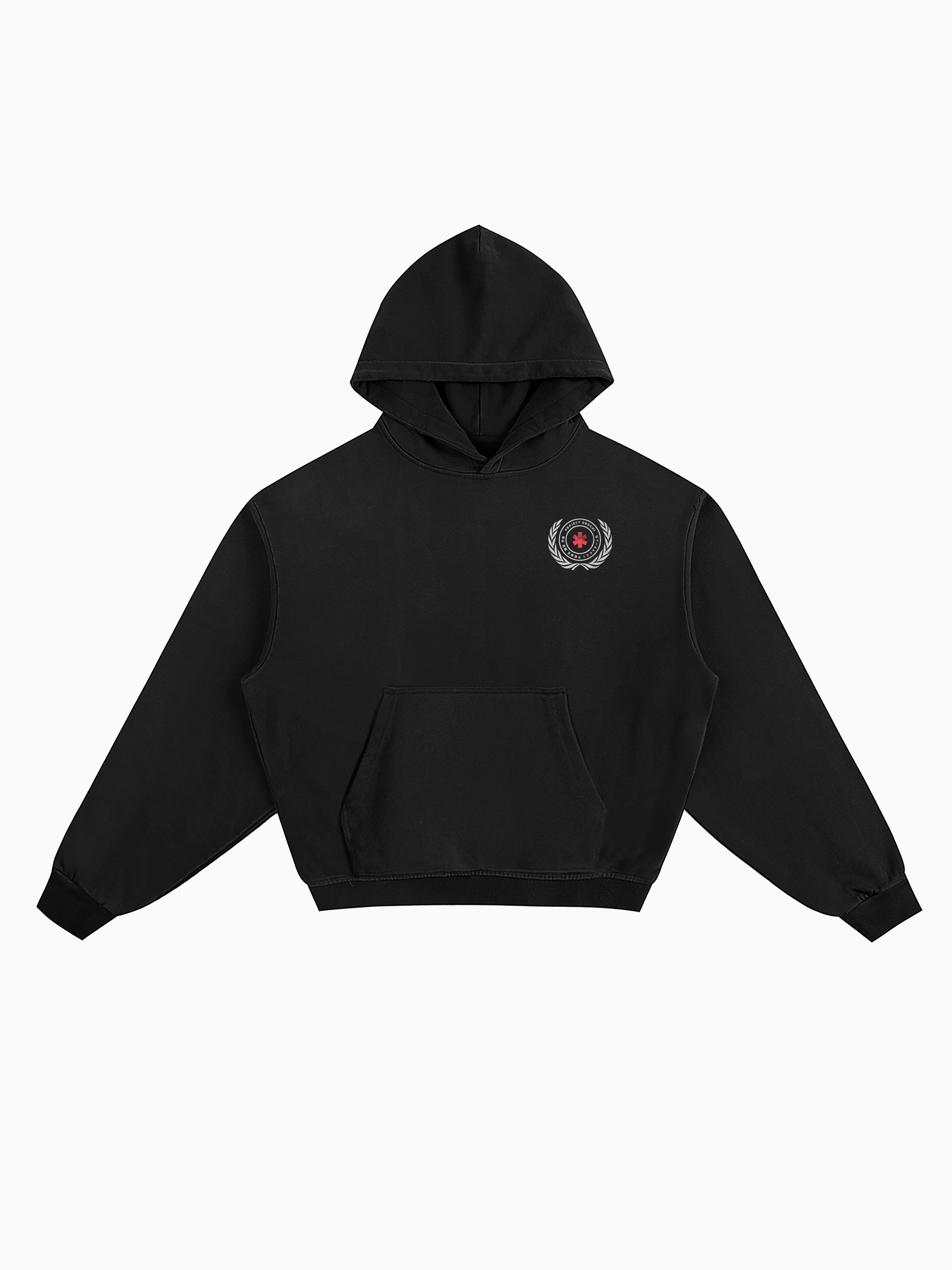 Trauma Team Box Hoodie - Black