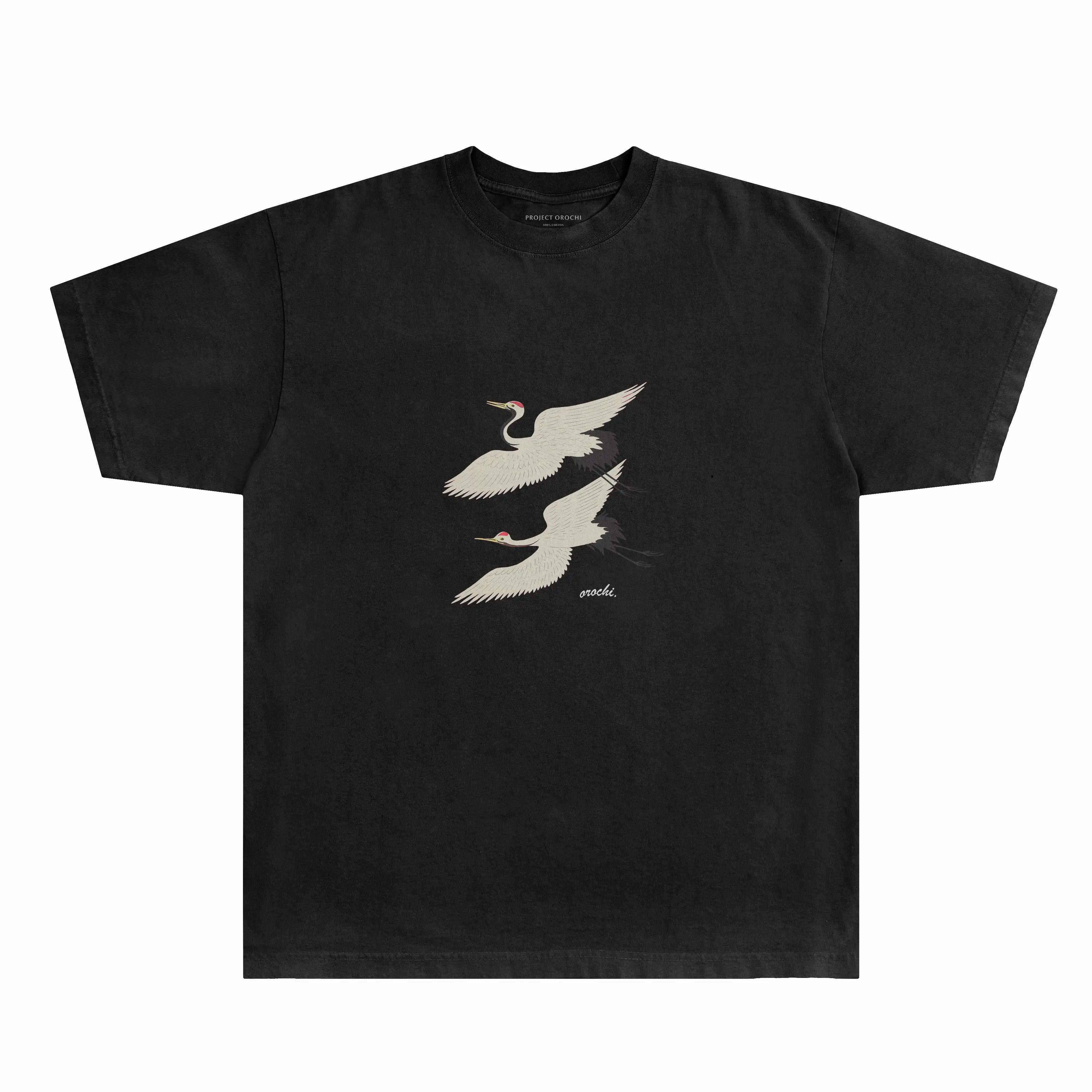 Twin Crane Tee - Black